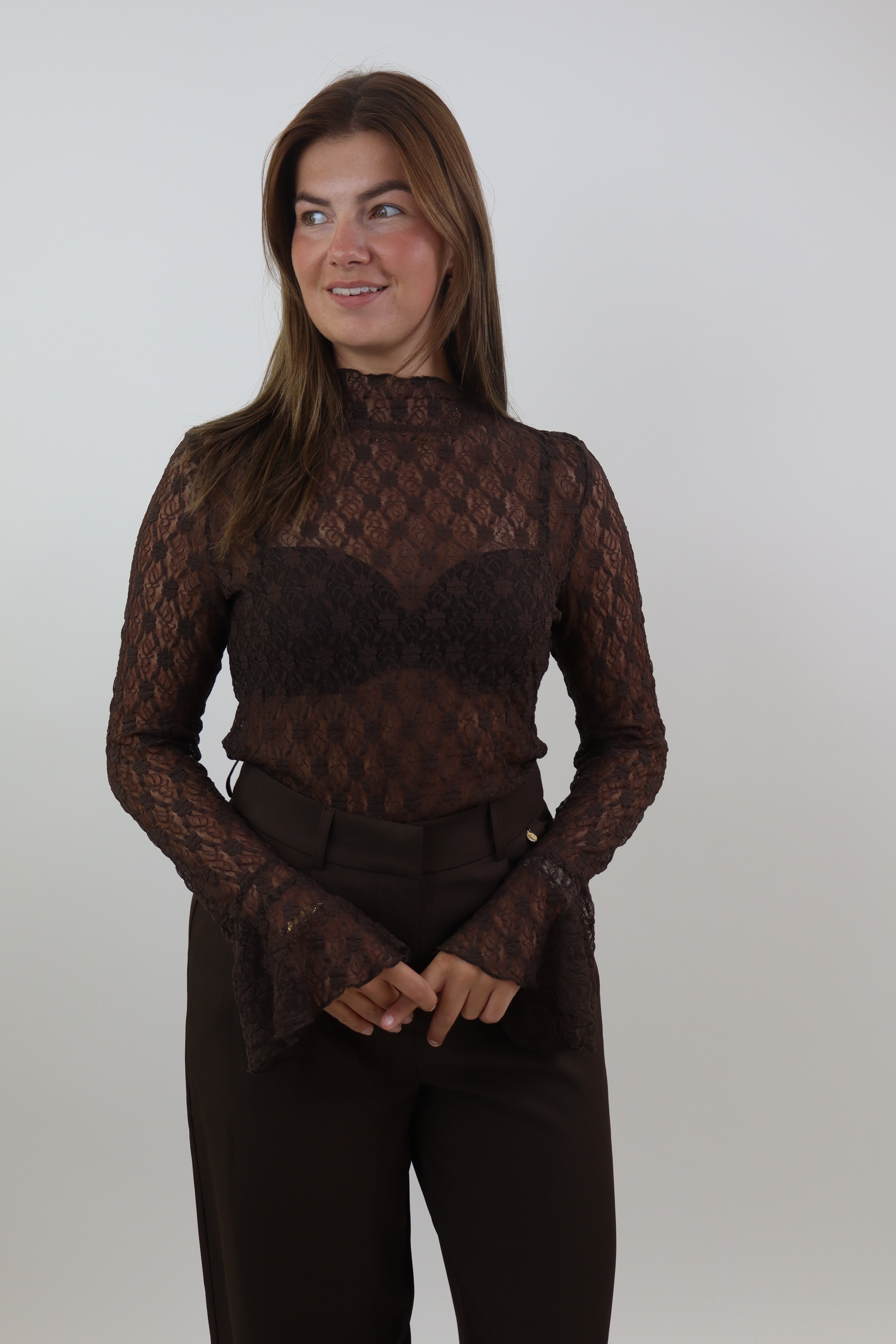 Kanten Top Ambika | Brown