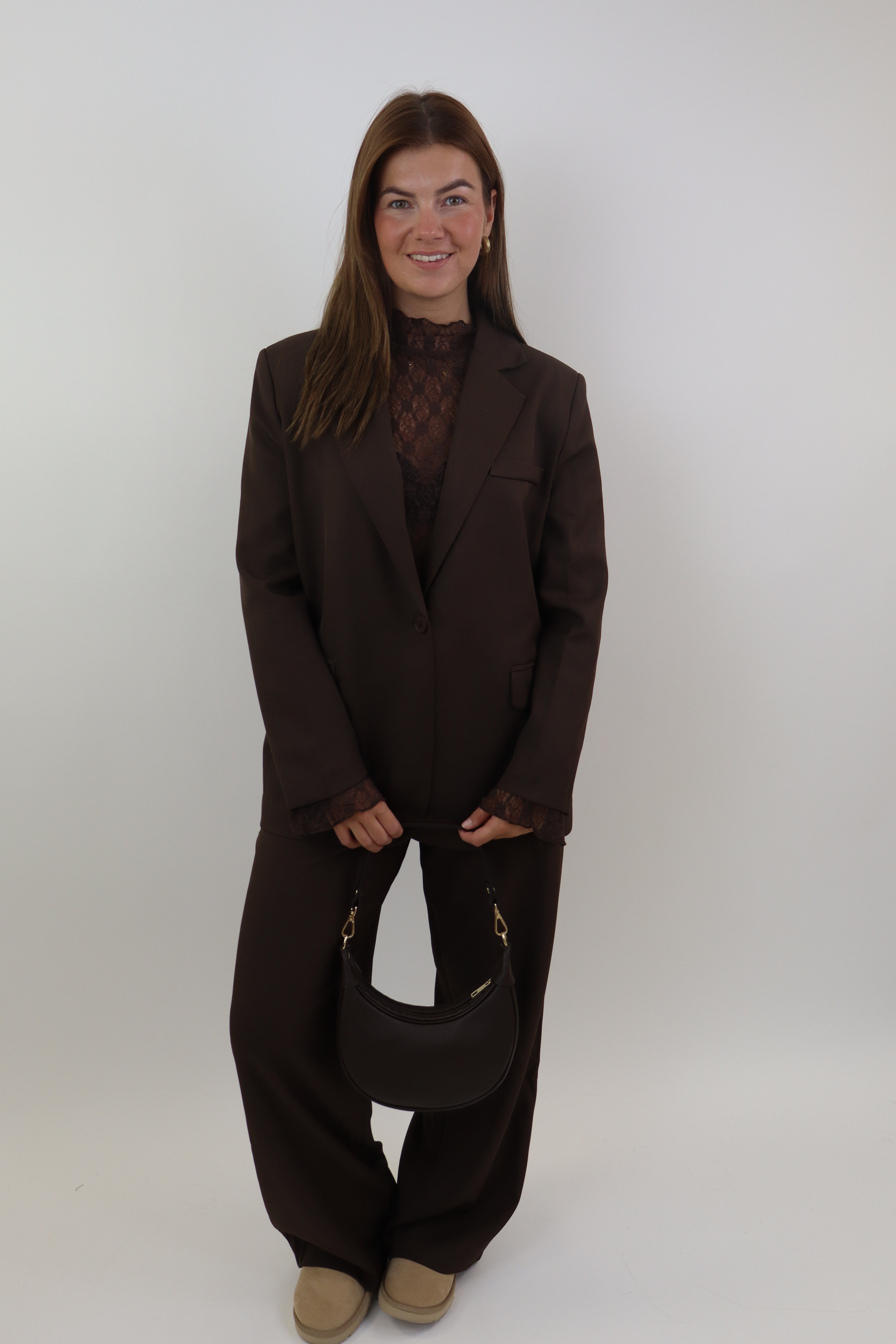 Bowie Oversized Blazer | Brown