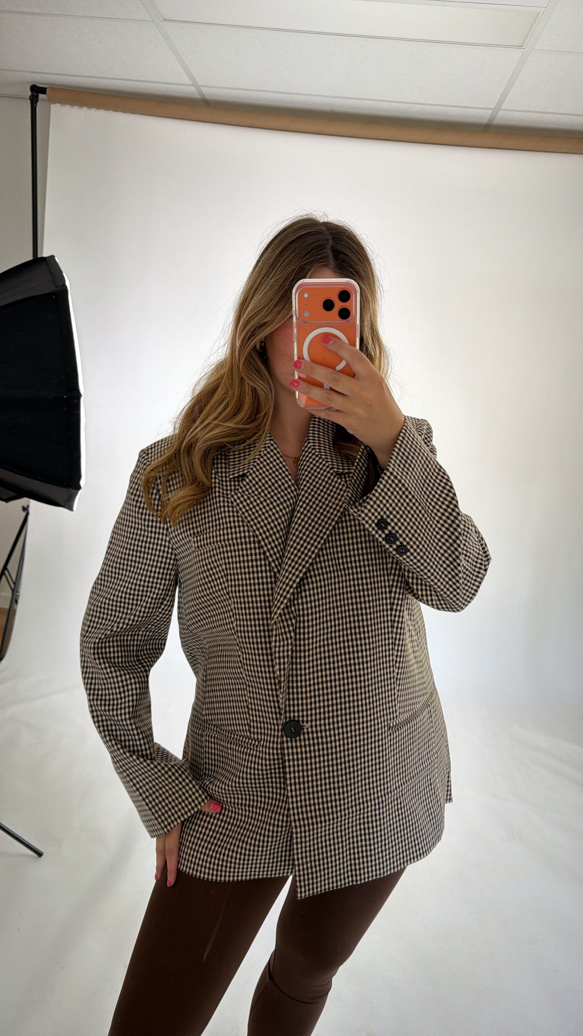Linda Geruite Blazer Brown