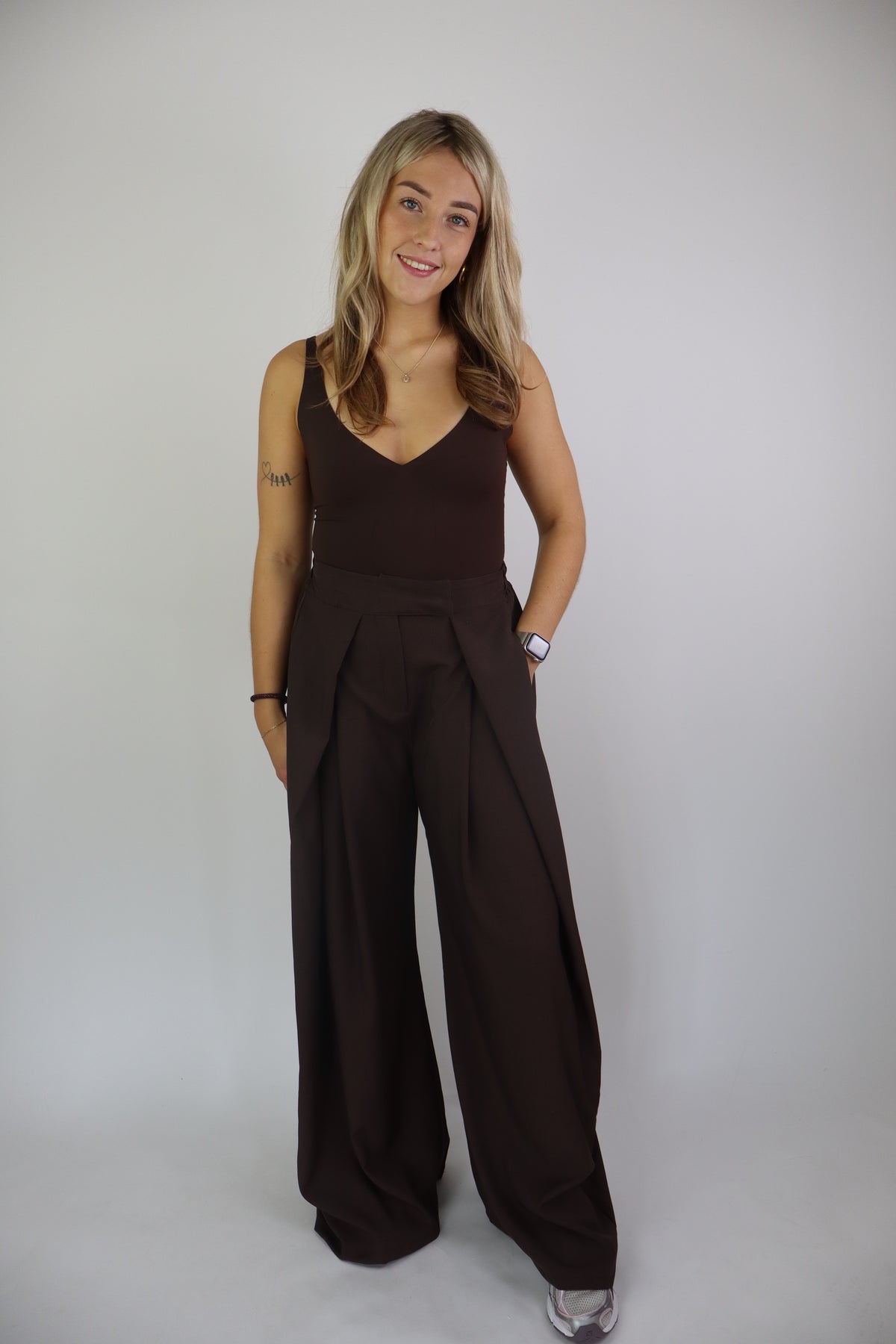Joënne Baggy Pantalon Brown