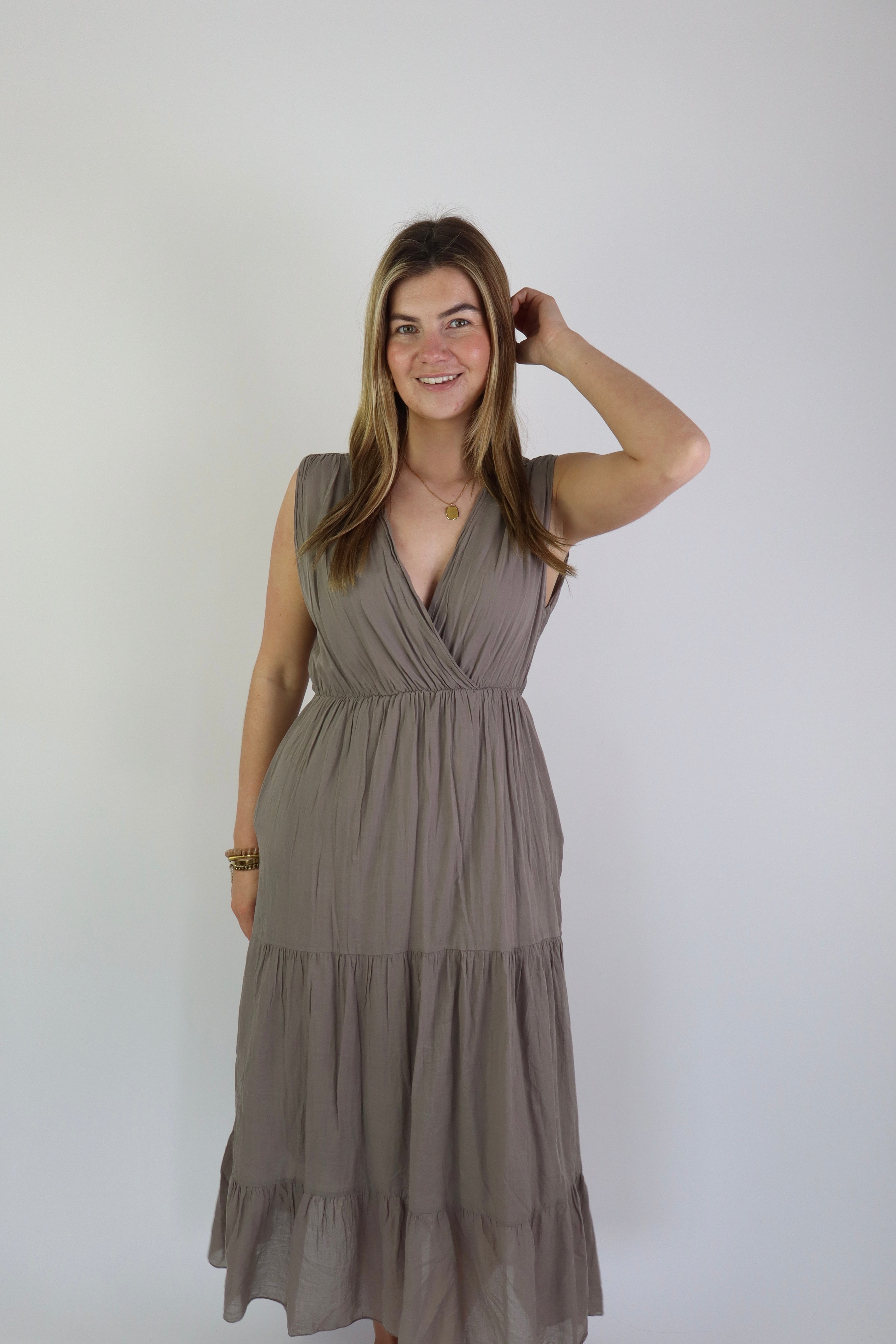 Maeve Maxi Dress Taupe
