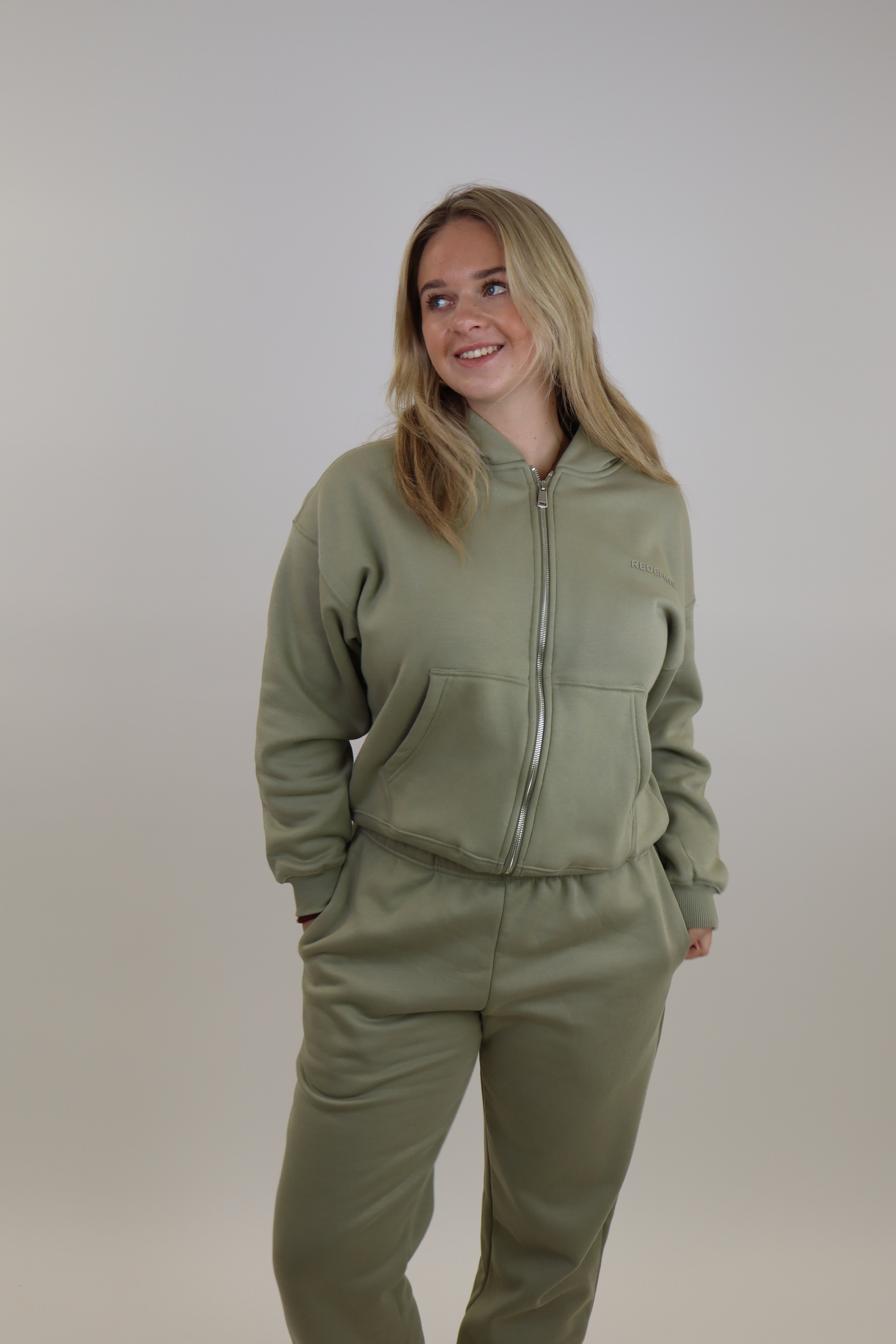 Redefined Zip Vest Green