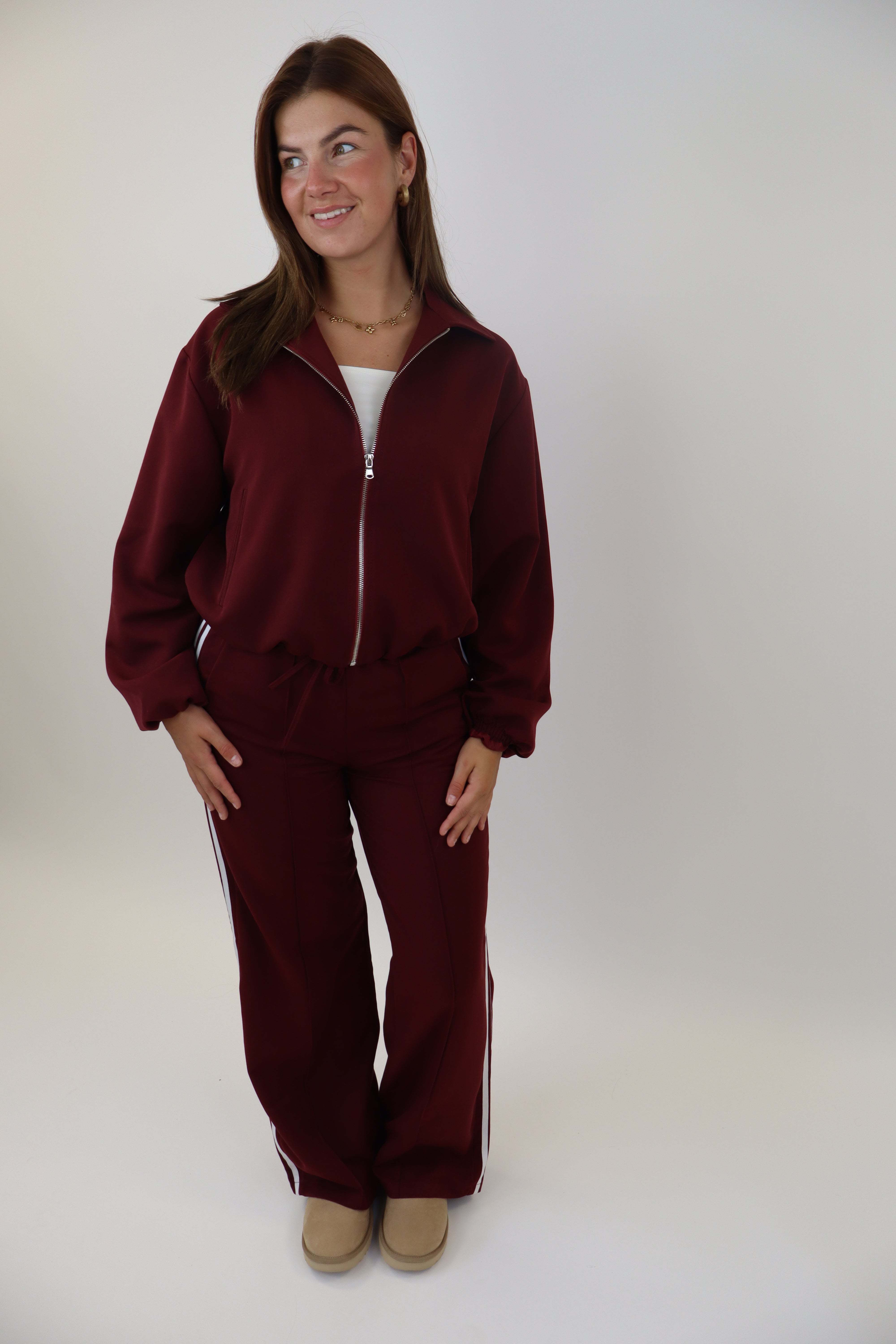 Laure Jacket Bordeaux