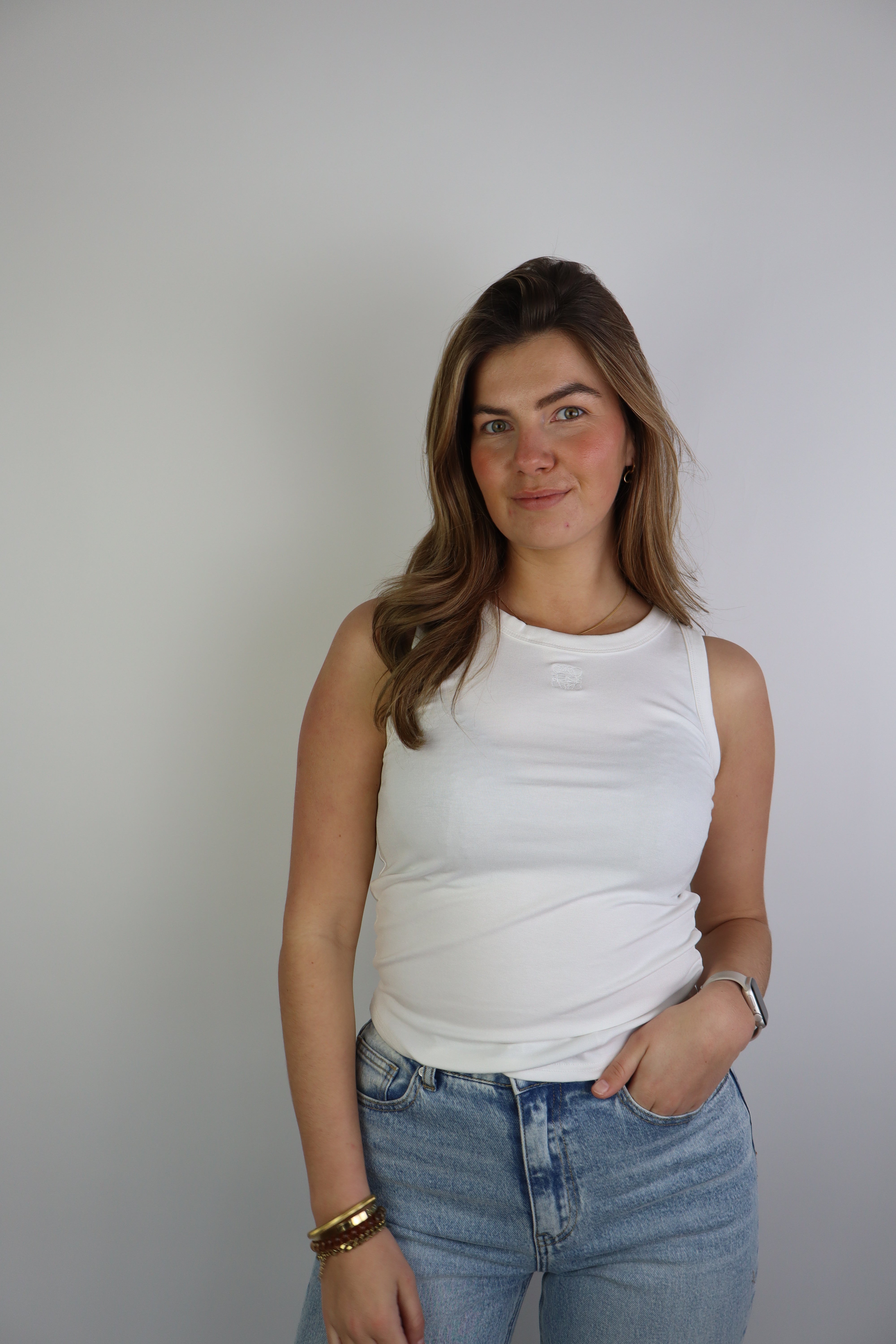 Suus Logo Tank Top Wit