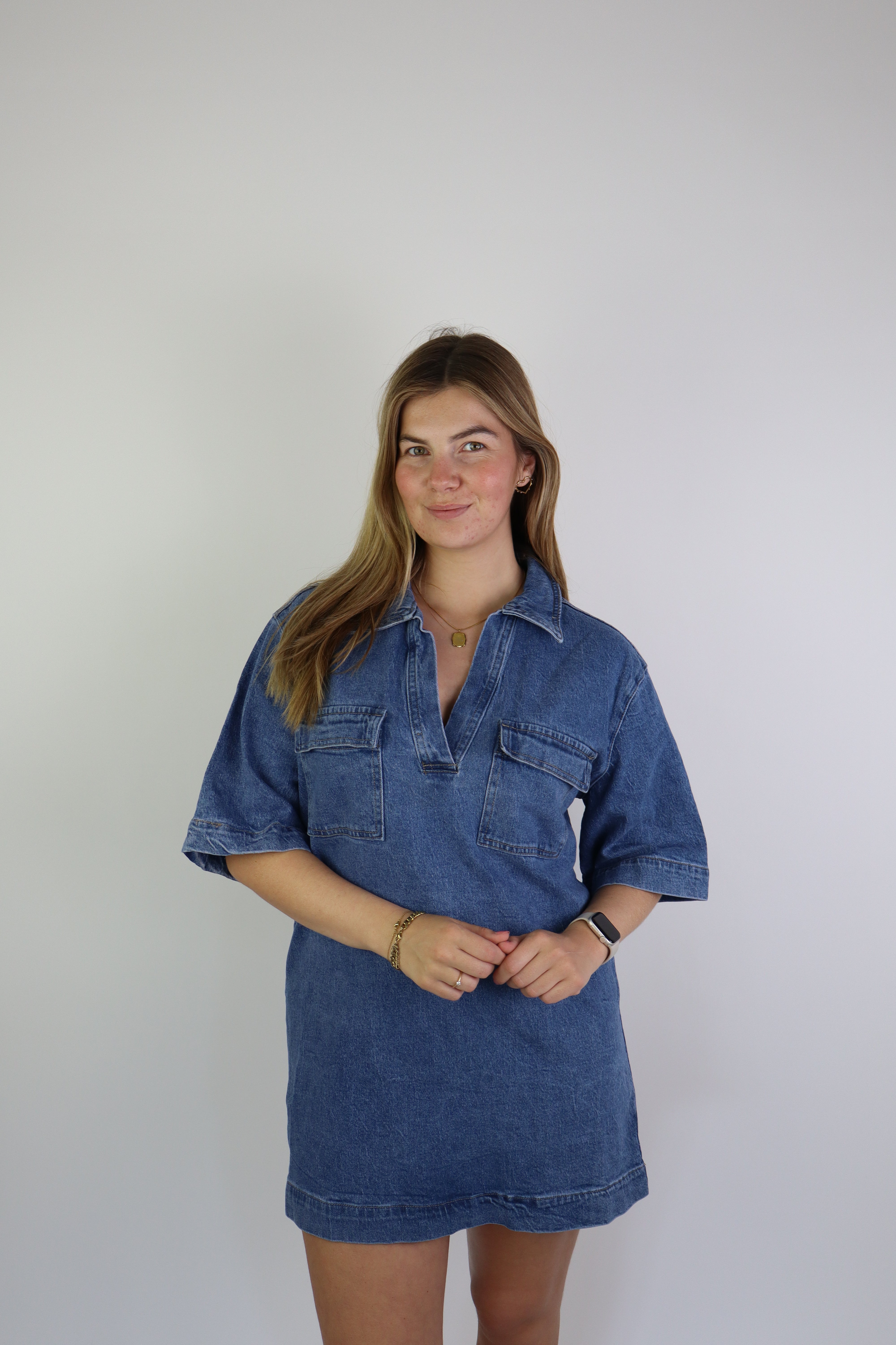 Yarah Denim Dress