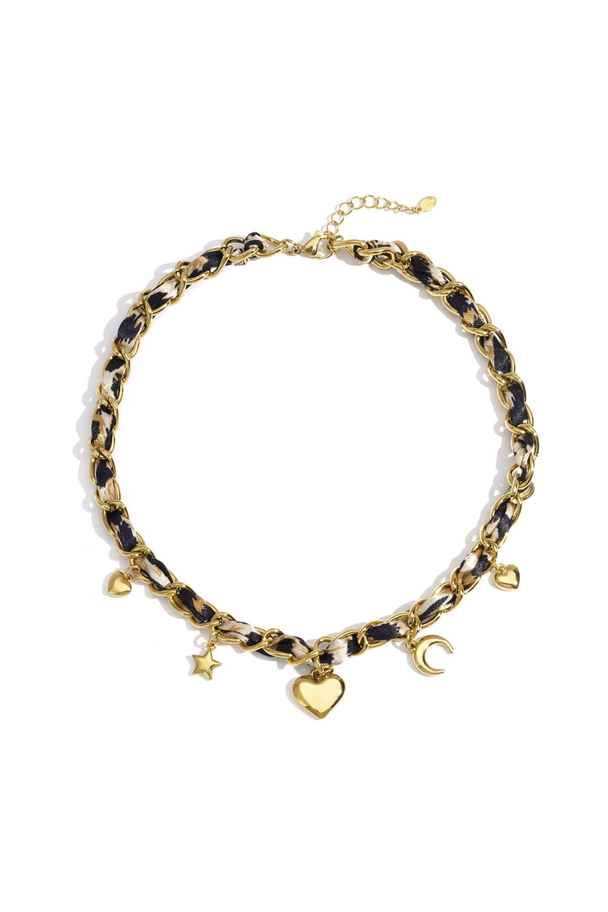 Leopard Bedel Ketting Goud