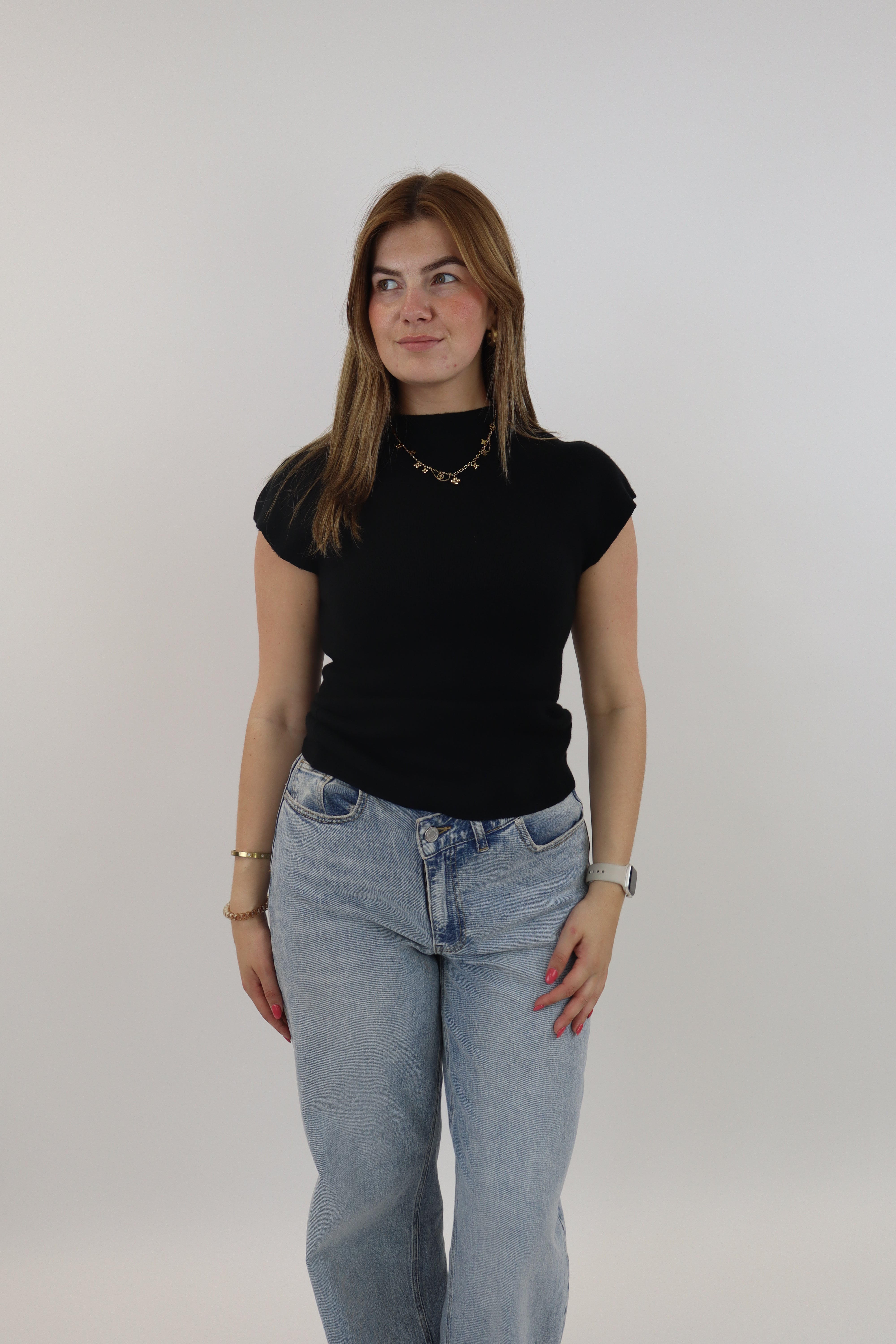 Roos Basic Top Zwart