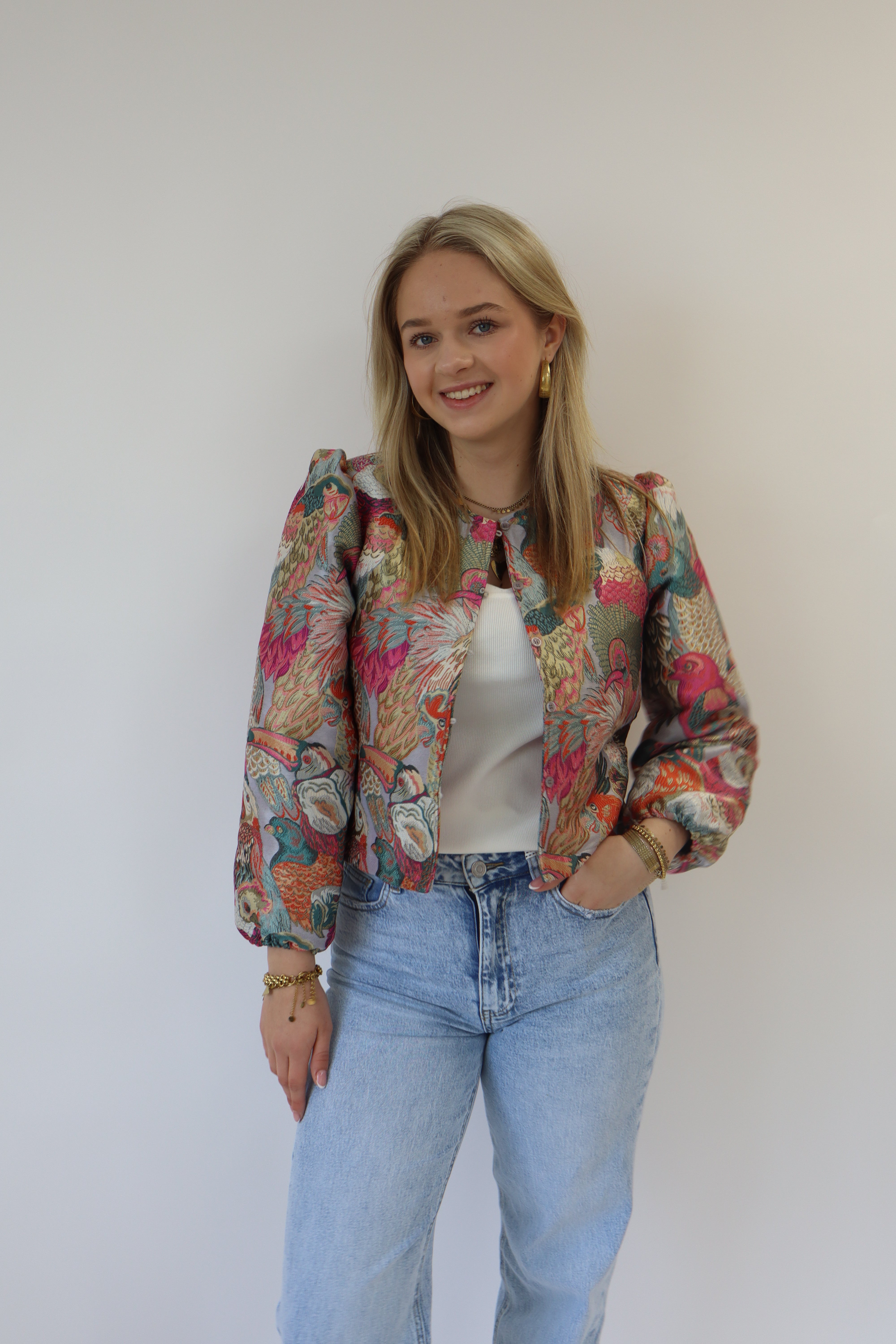 Dana Top Vogel Print