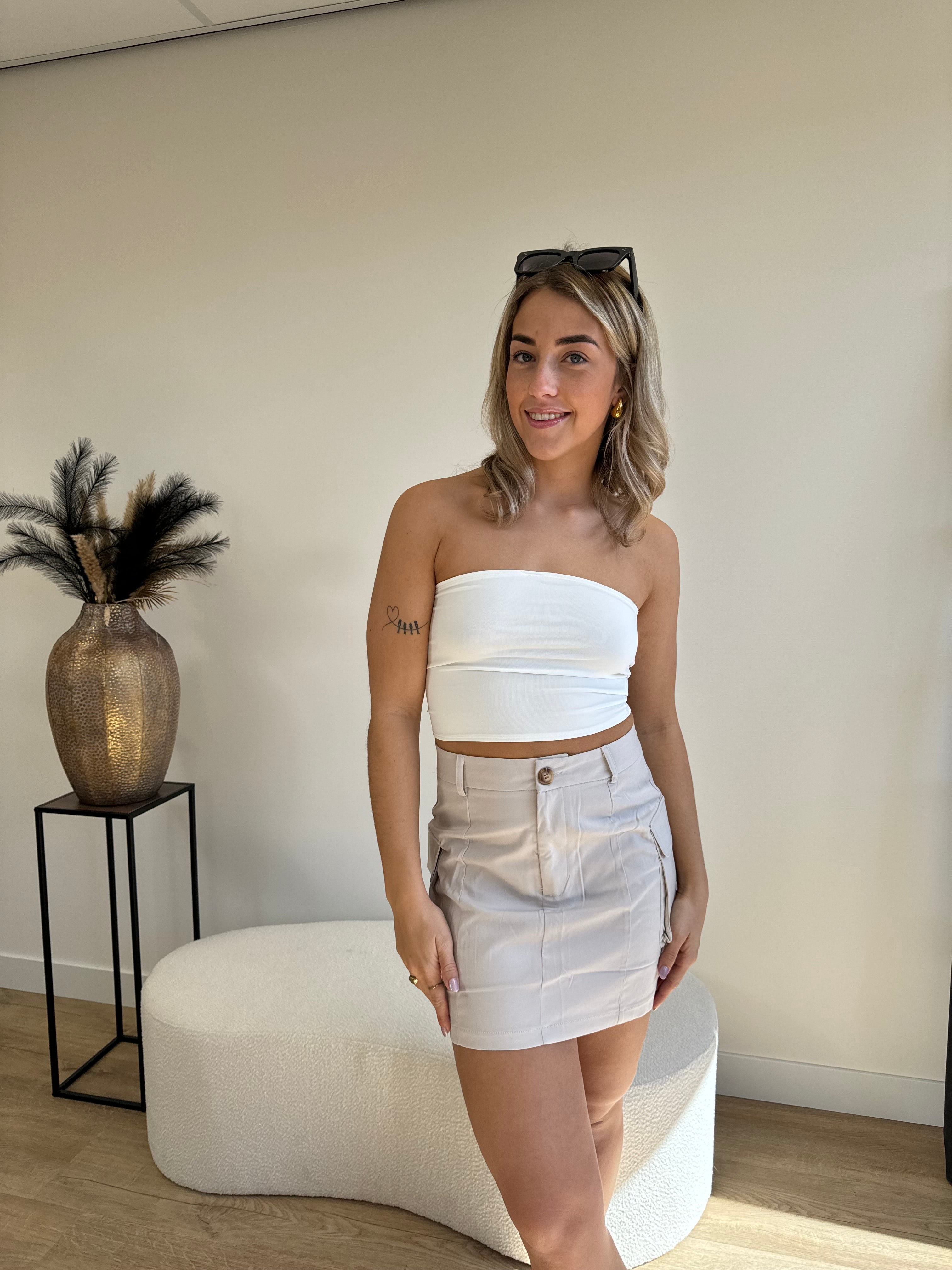 Basic Tube Top White