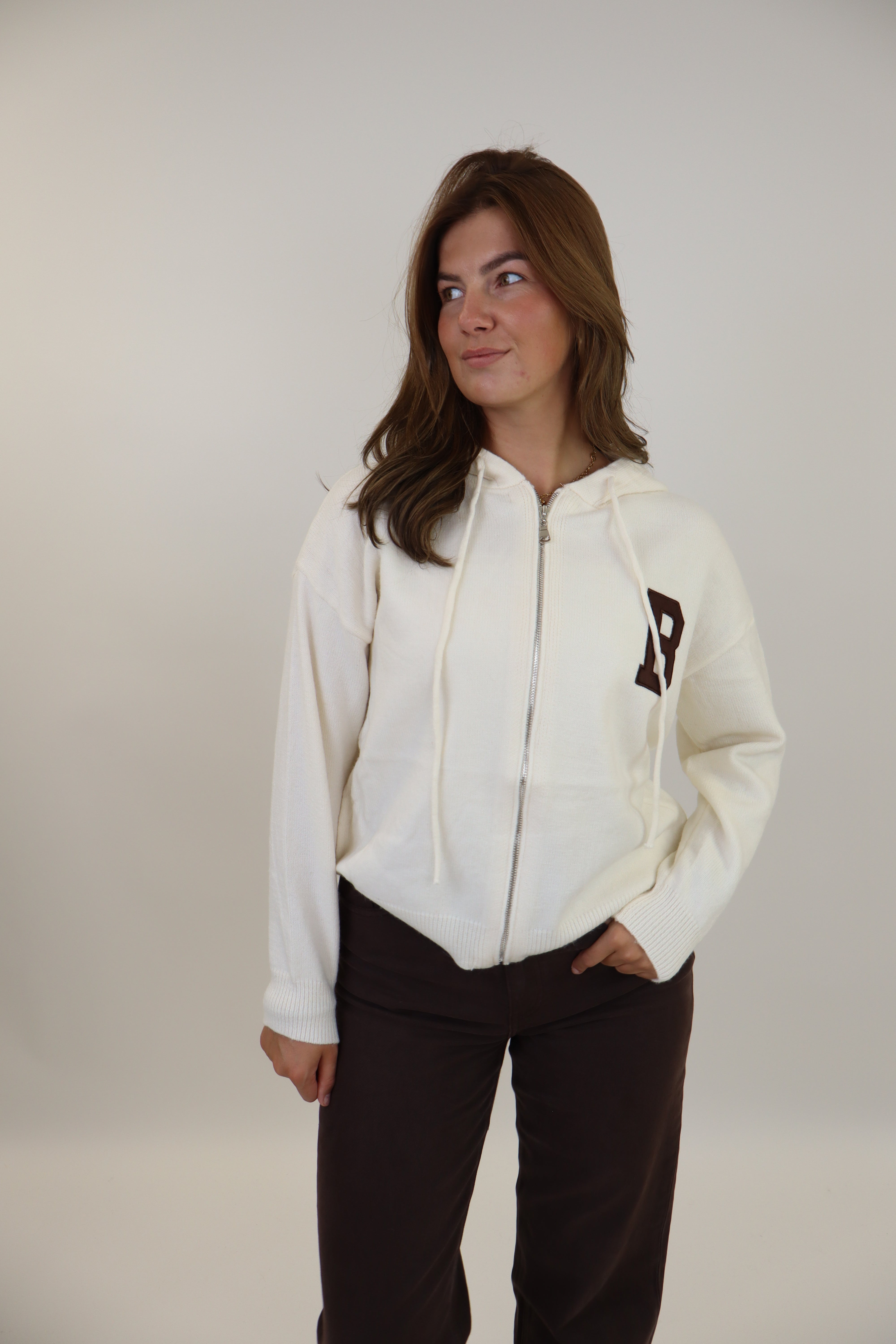 Brooklyn Zip Vest Off-White