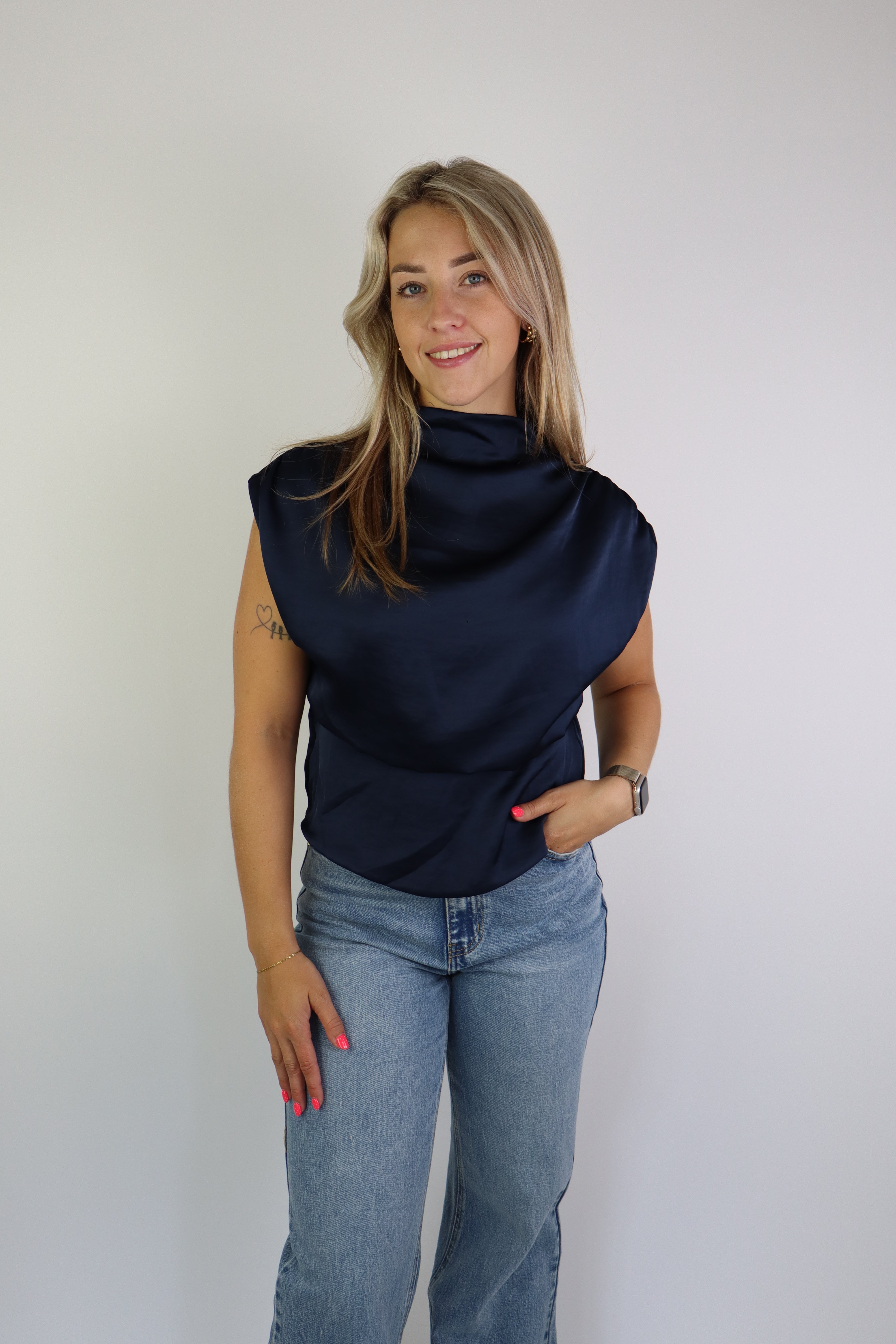 Sammy Satijnen Top Navy