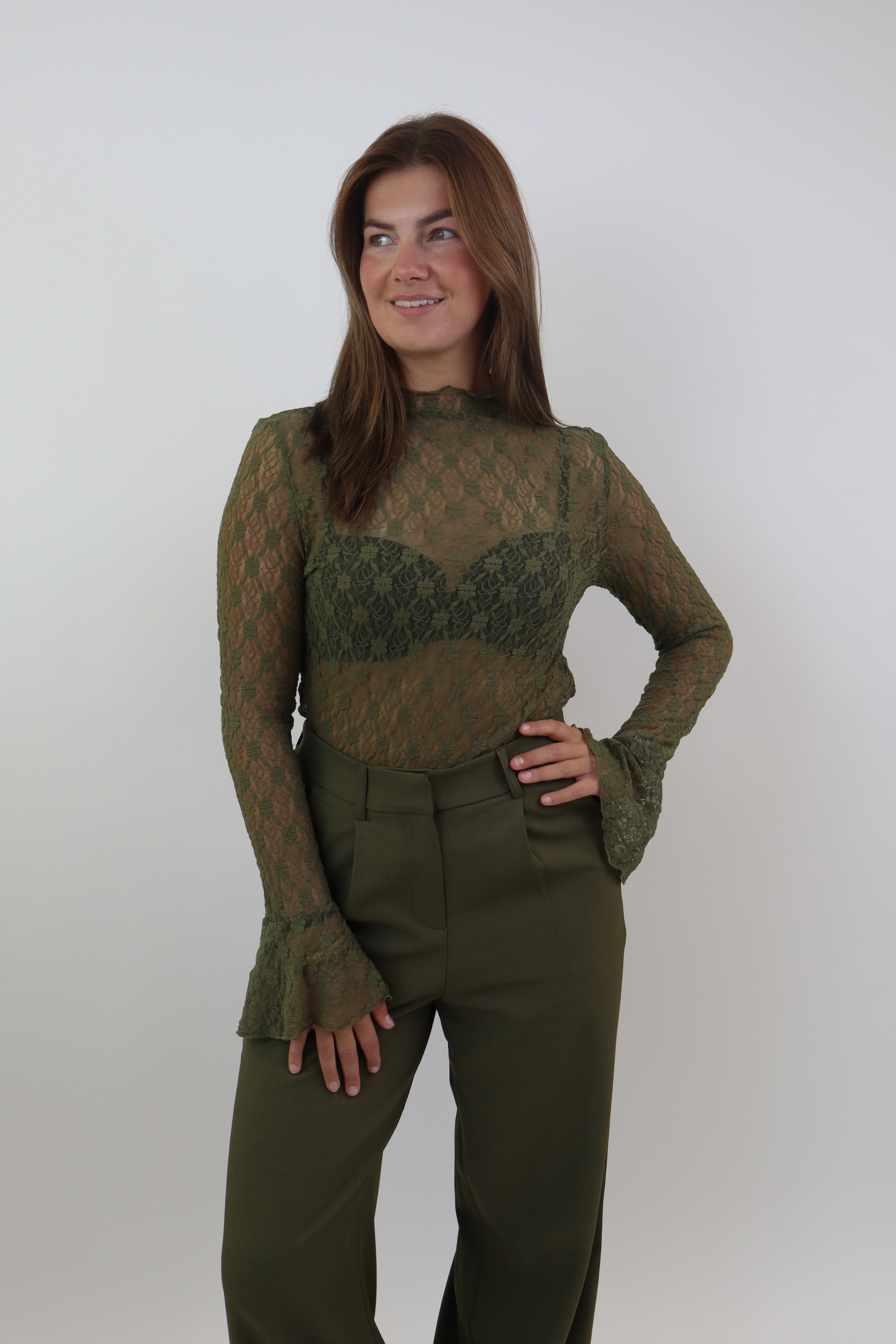 Kanten Top Ambika | Green