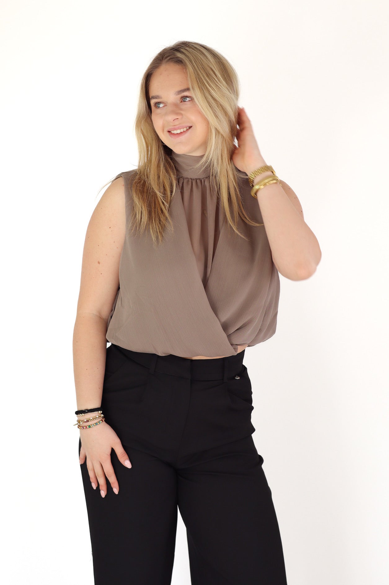 Florina Top Taupe