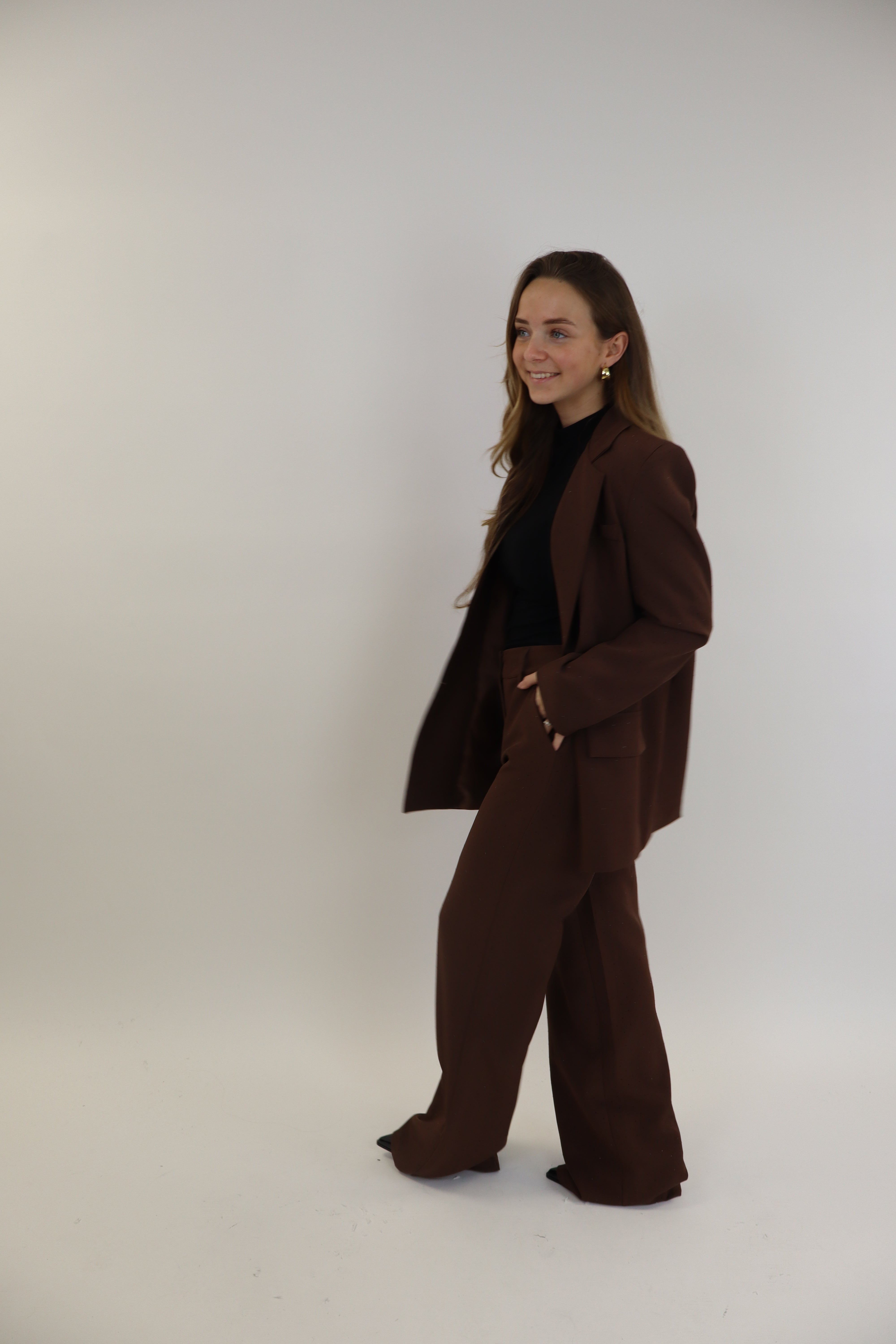 Glitter Pantalon Bruin