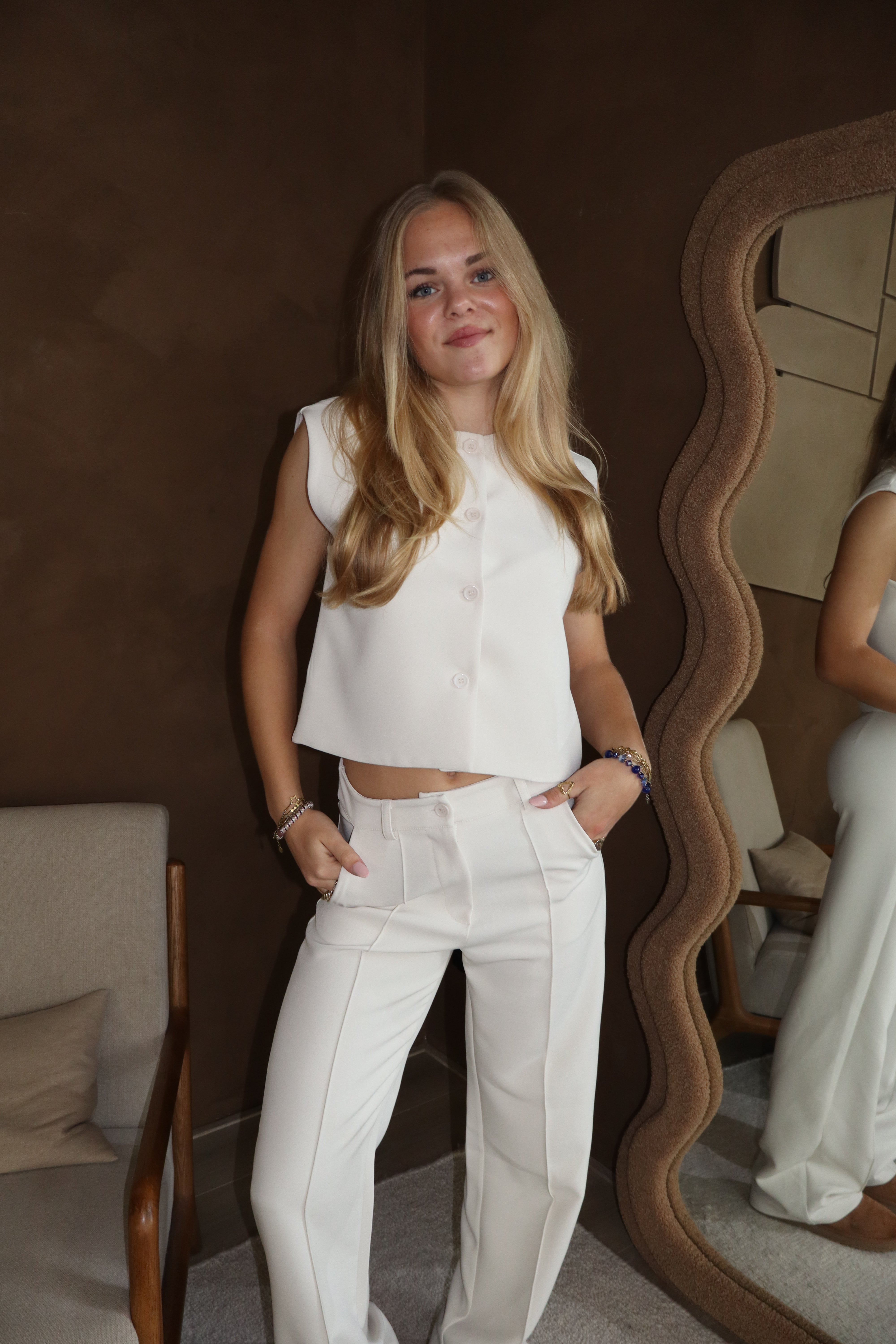 Nové Pantalon Creme