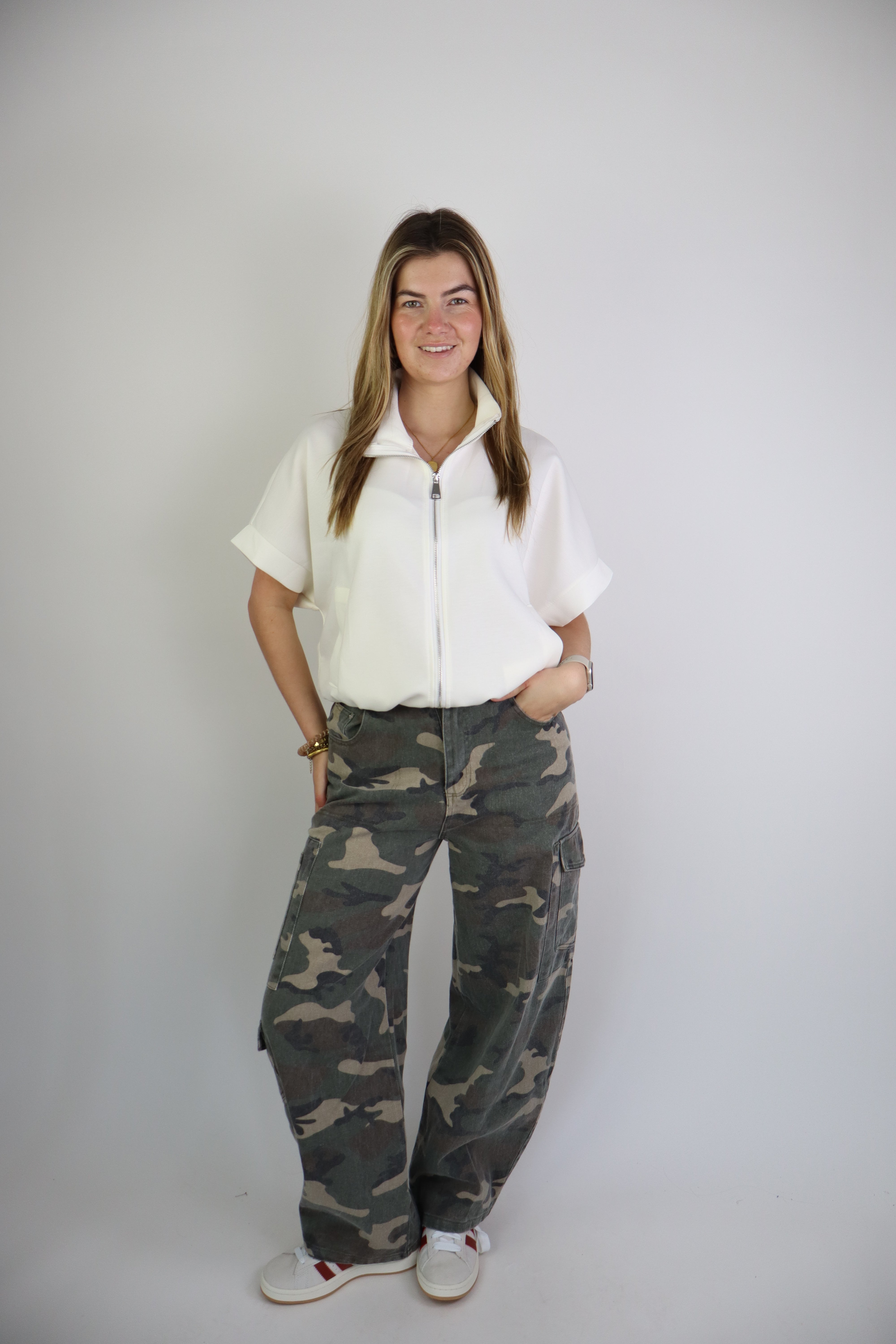 Ambika Caby Camouflage Jeans