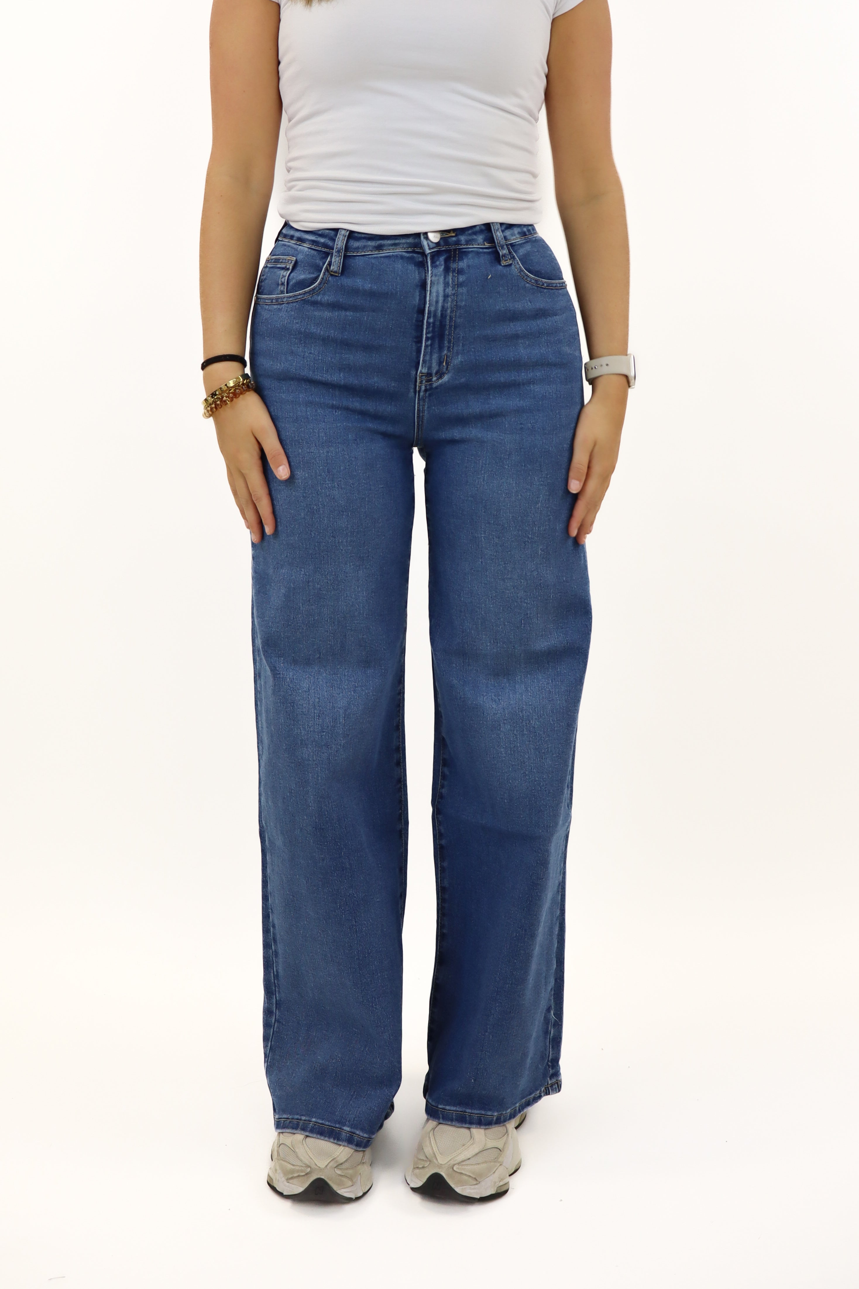 Dark Denim Wide Leg Jeans RD3266