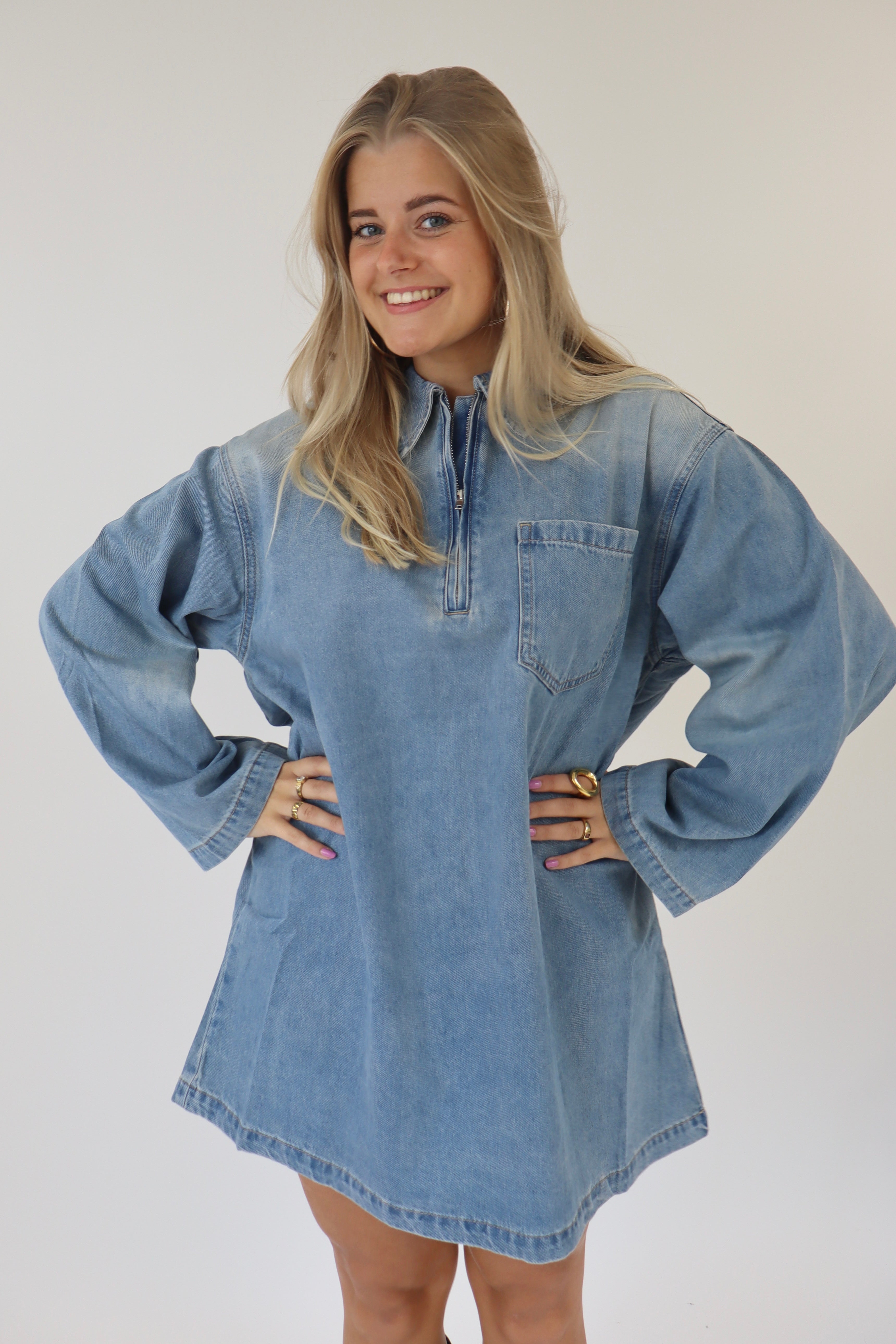 Gabrielle Denim Dress
