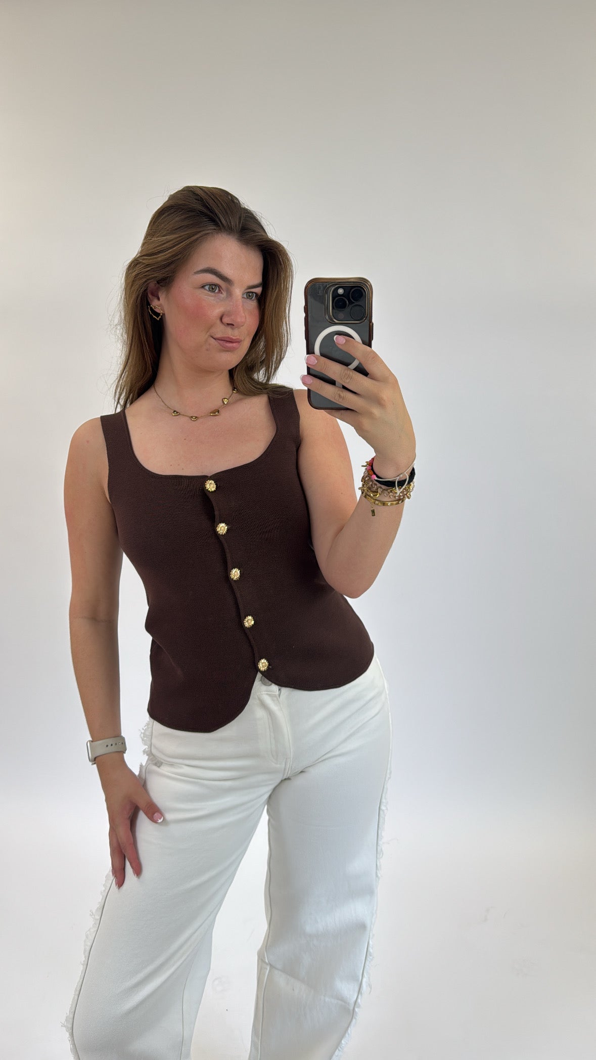 Gina Top Brown