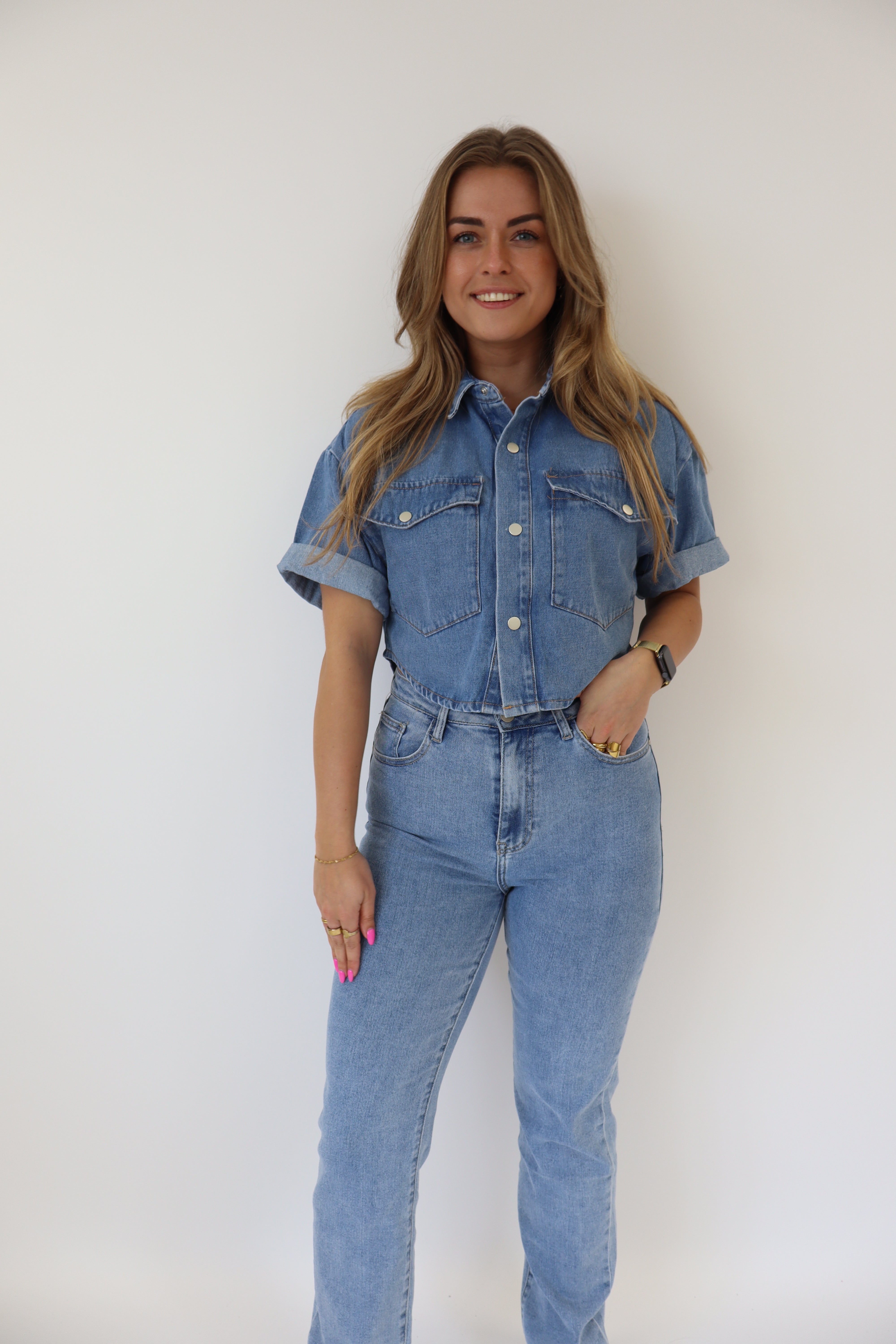Gaia Denim Blouse