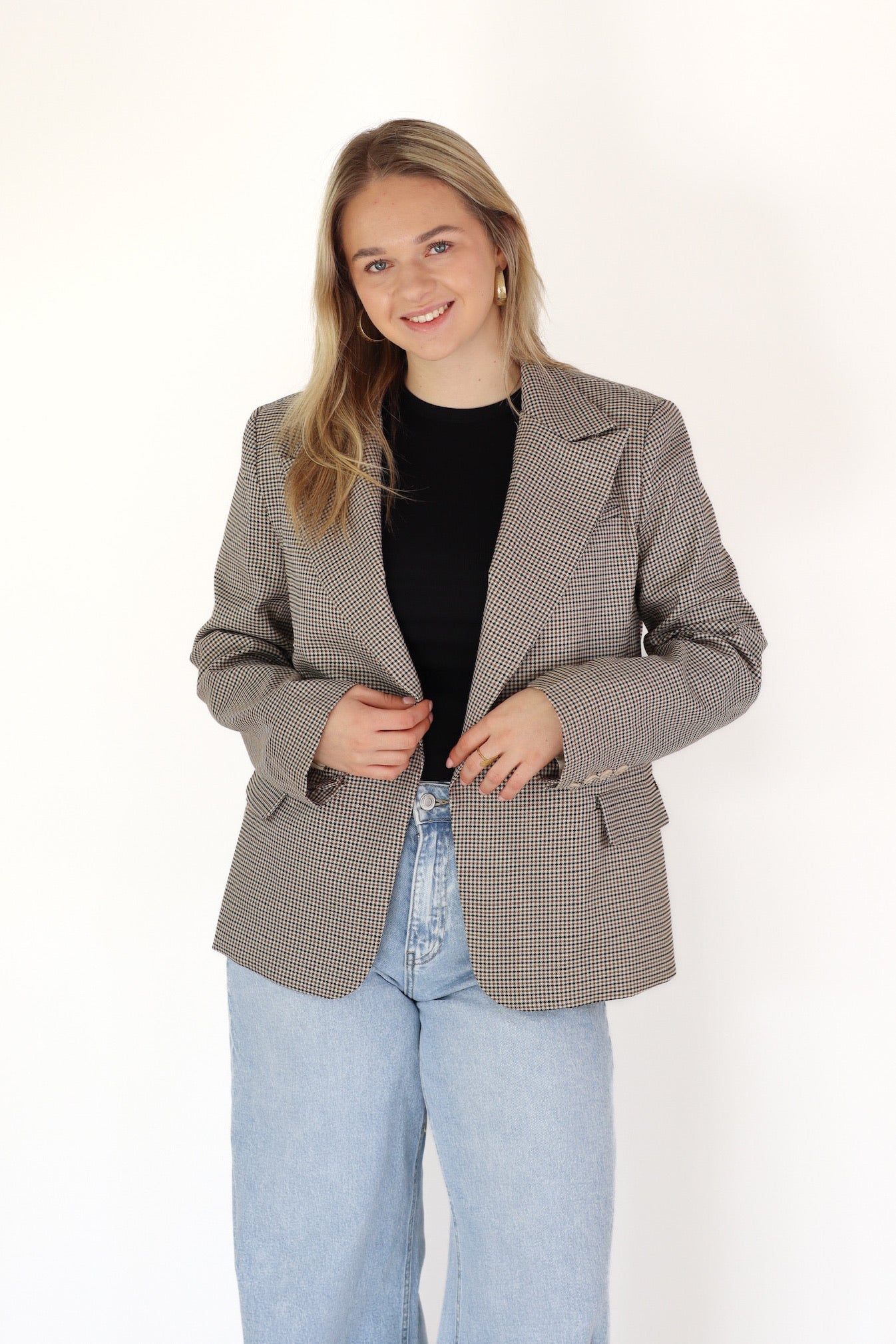 Kim Blazer Geruit