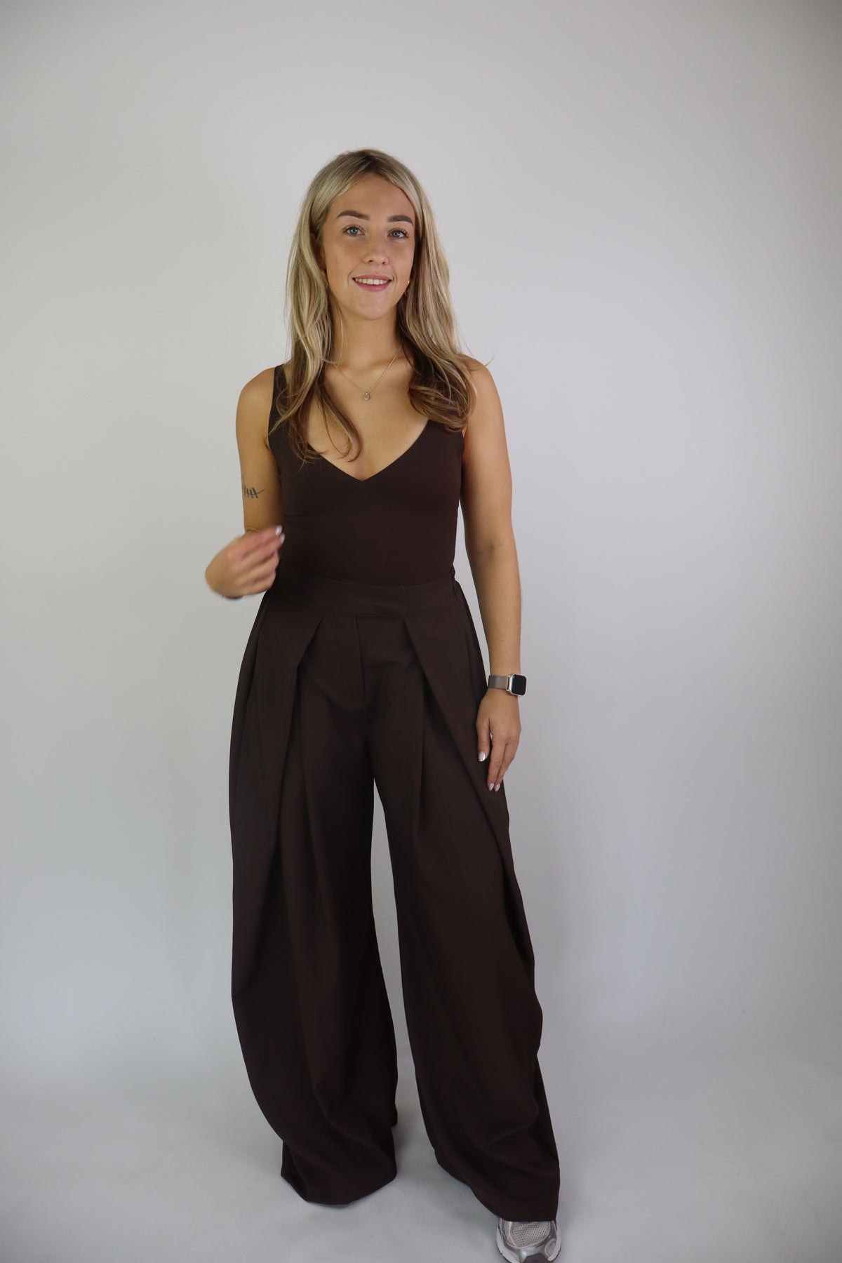 Joënne Baggy Pantalon Brown