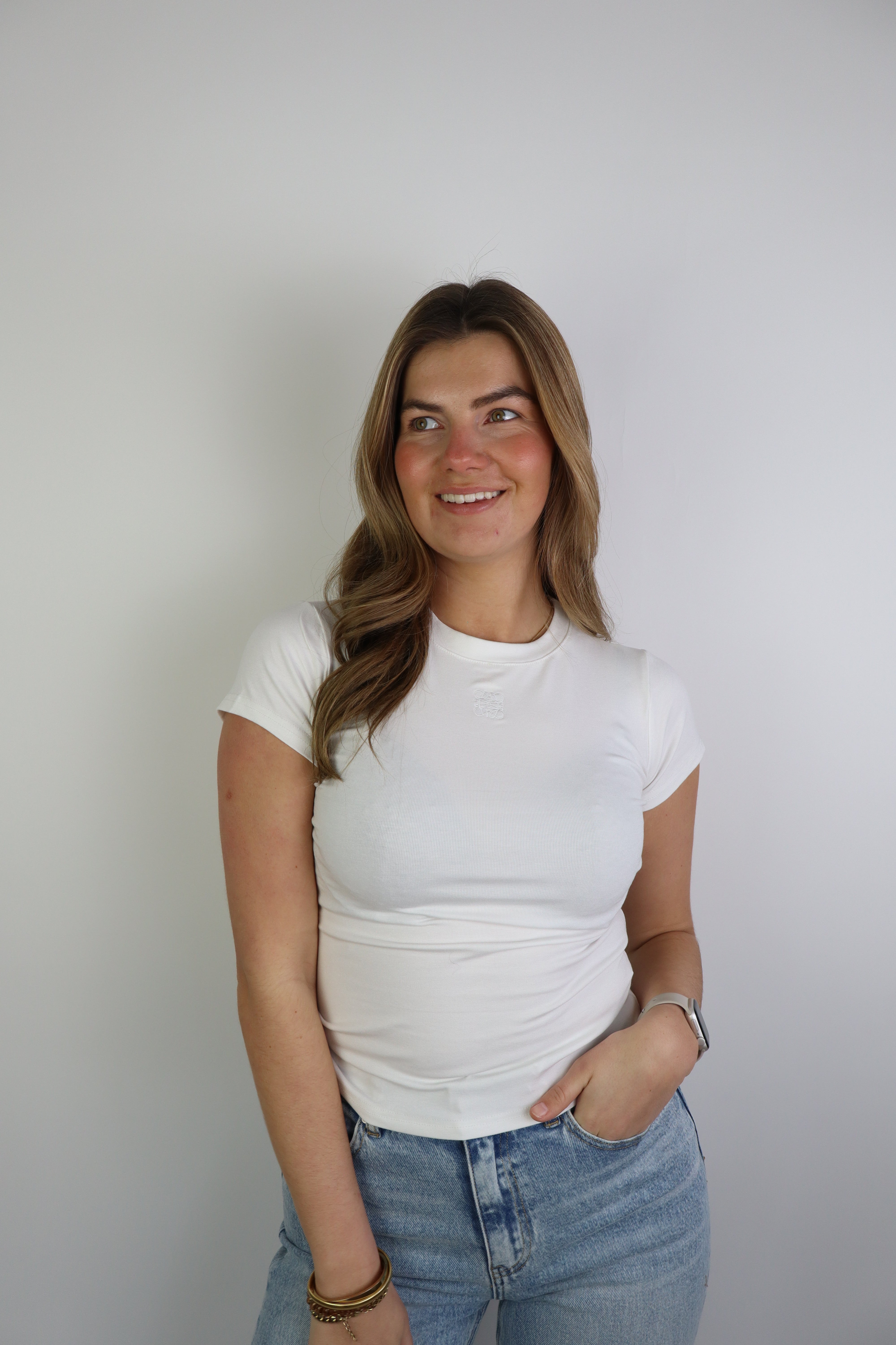 Carmen Logo Tee White