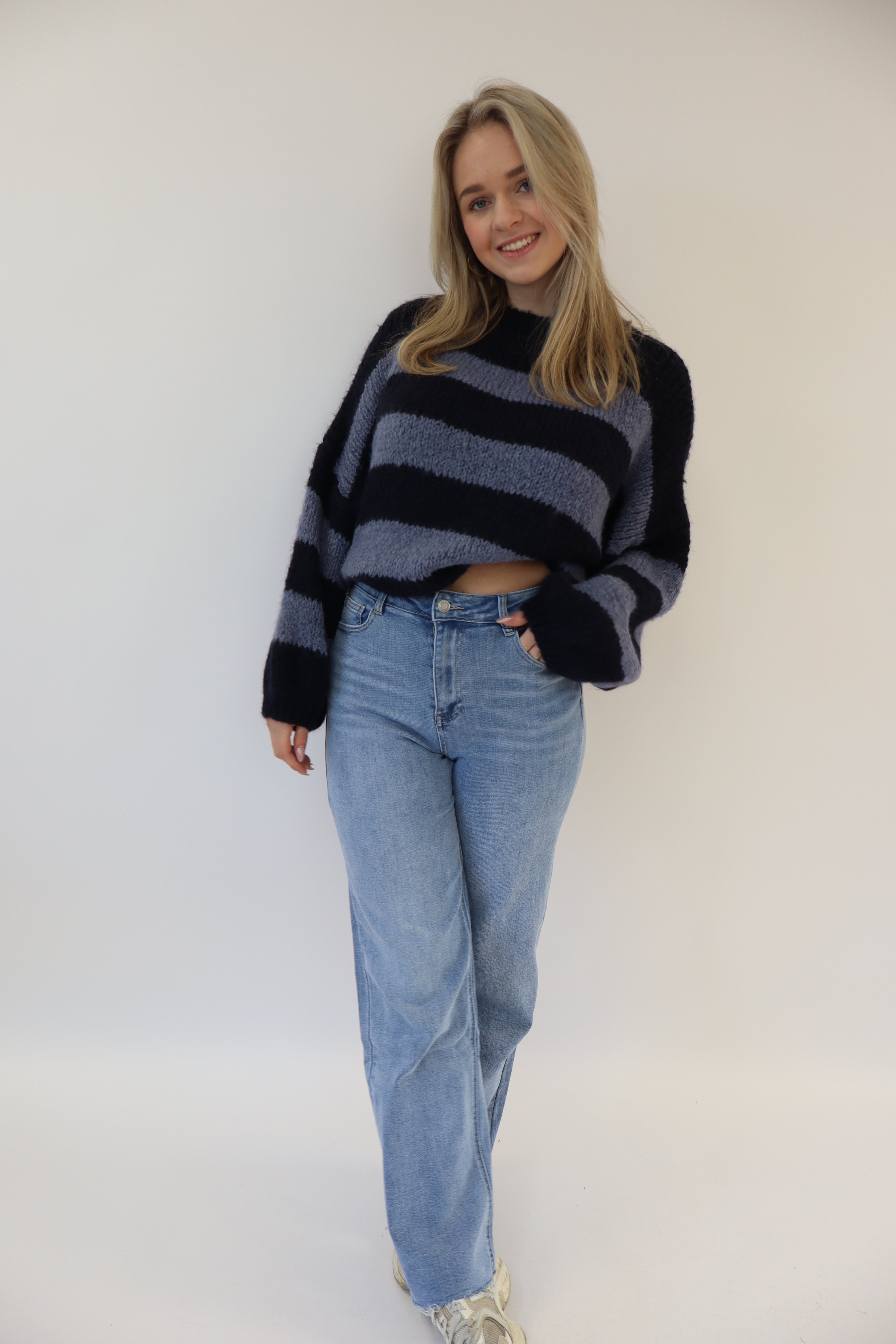Liva Sweater Navy/Blauw