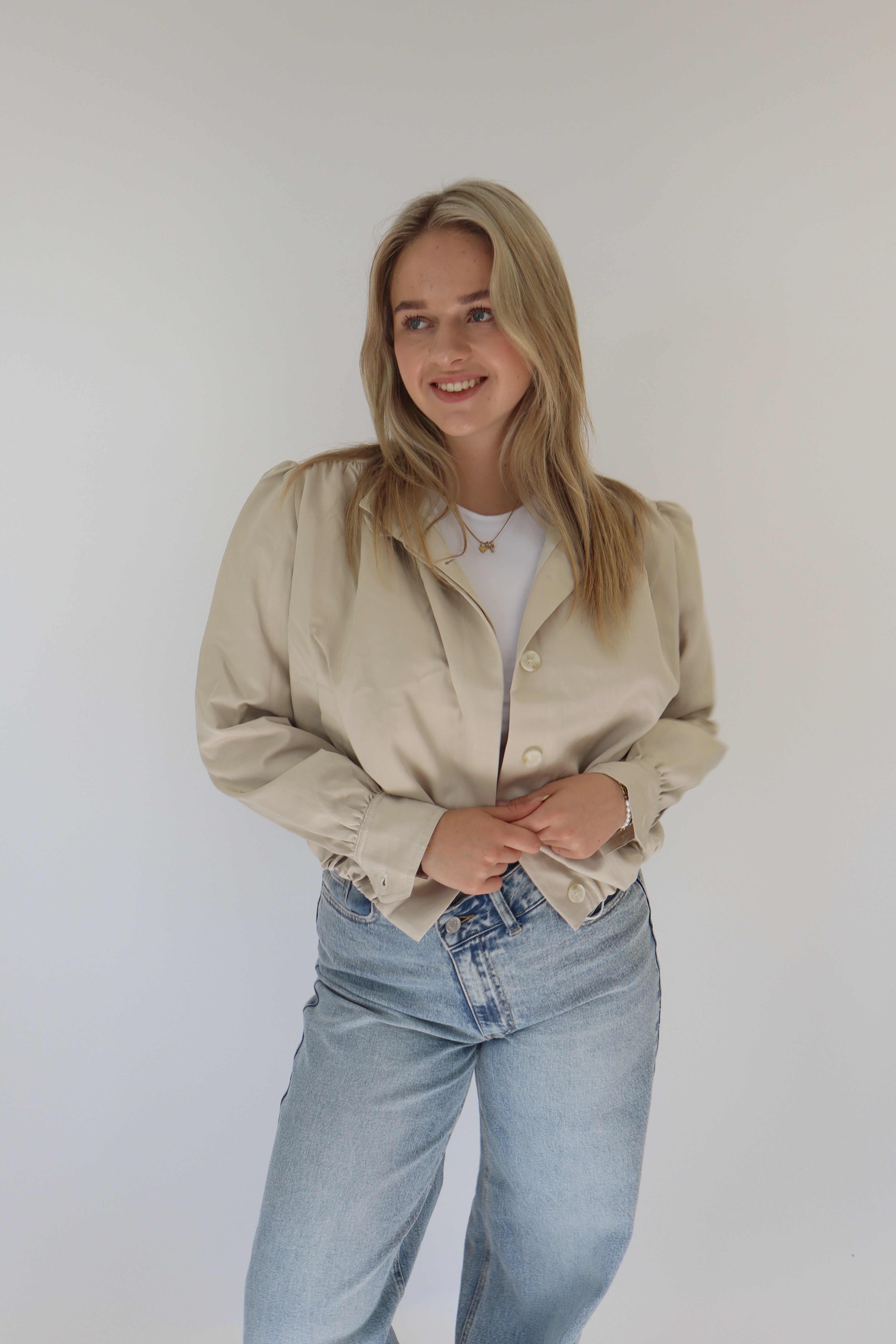 Benita Jacket Beige | Ambika