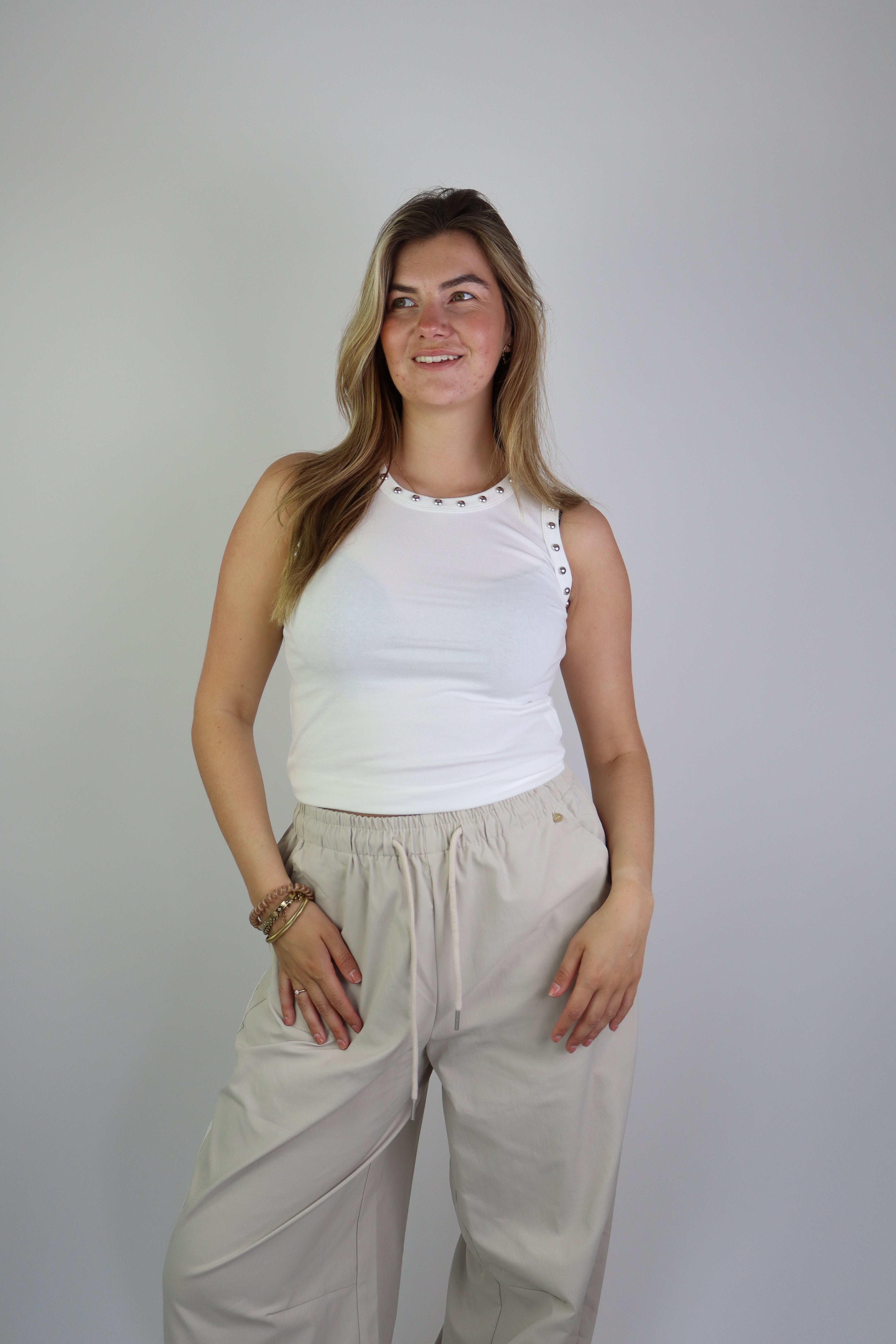 Studs Tanktop White