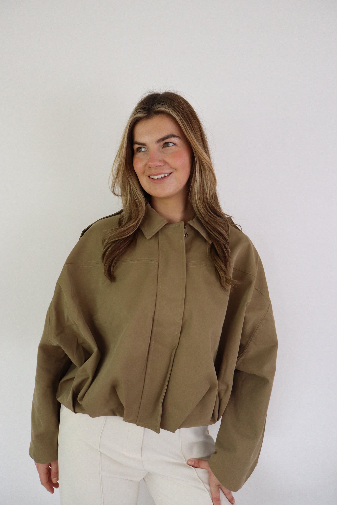 Donna Jacket Dark Khaki