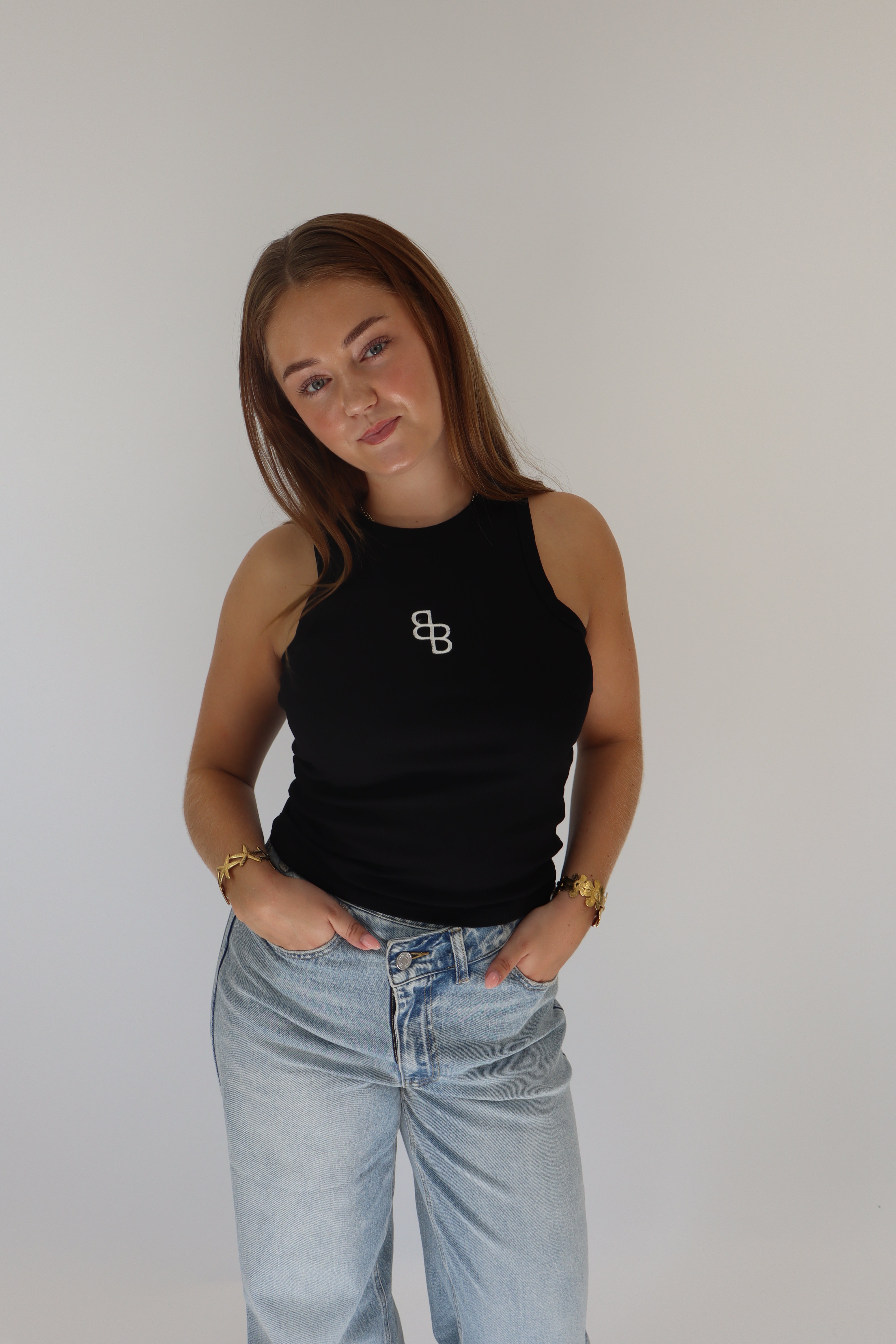 Britt Basic Top Zwart