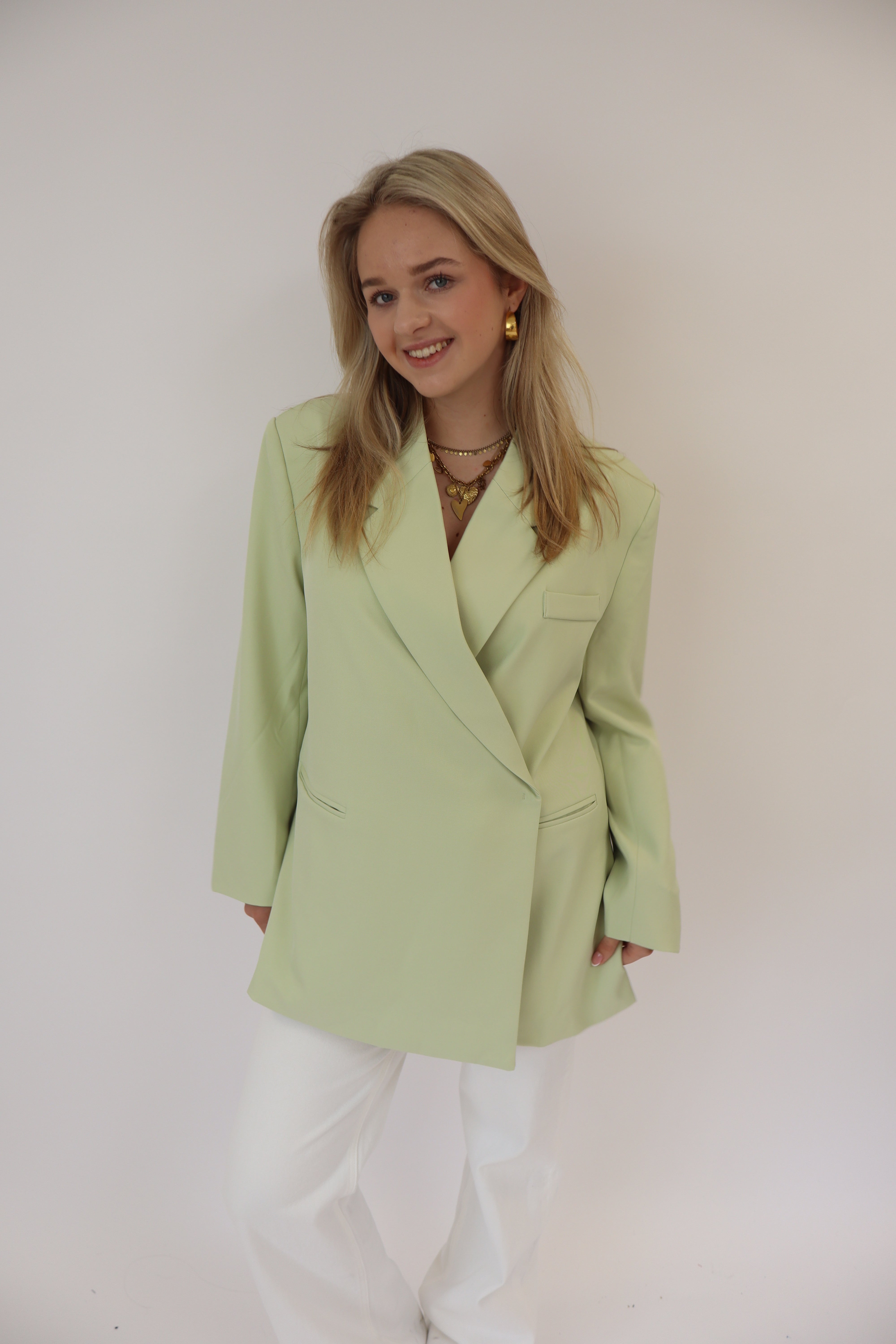Lotje Oversized Blazer | Mint 24763