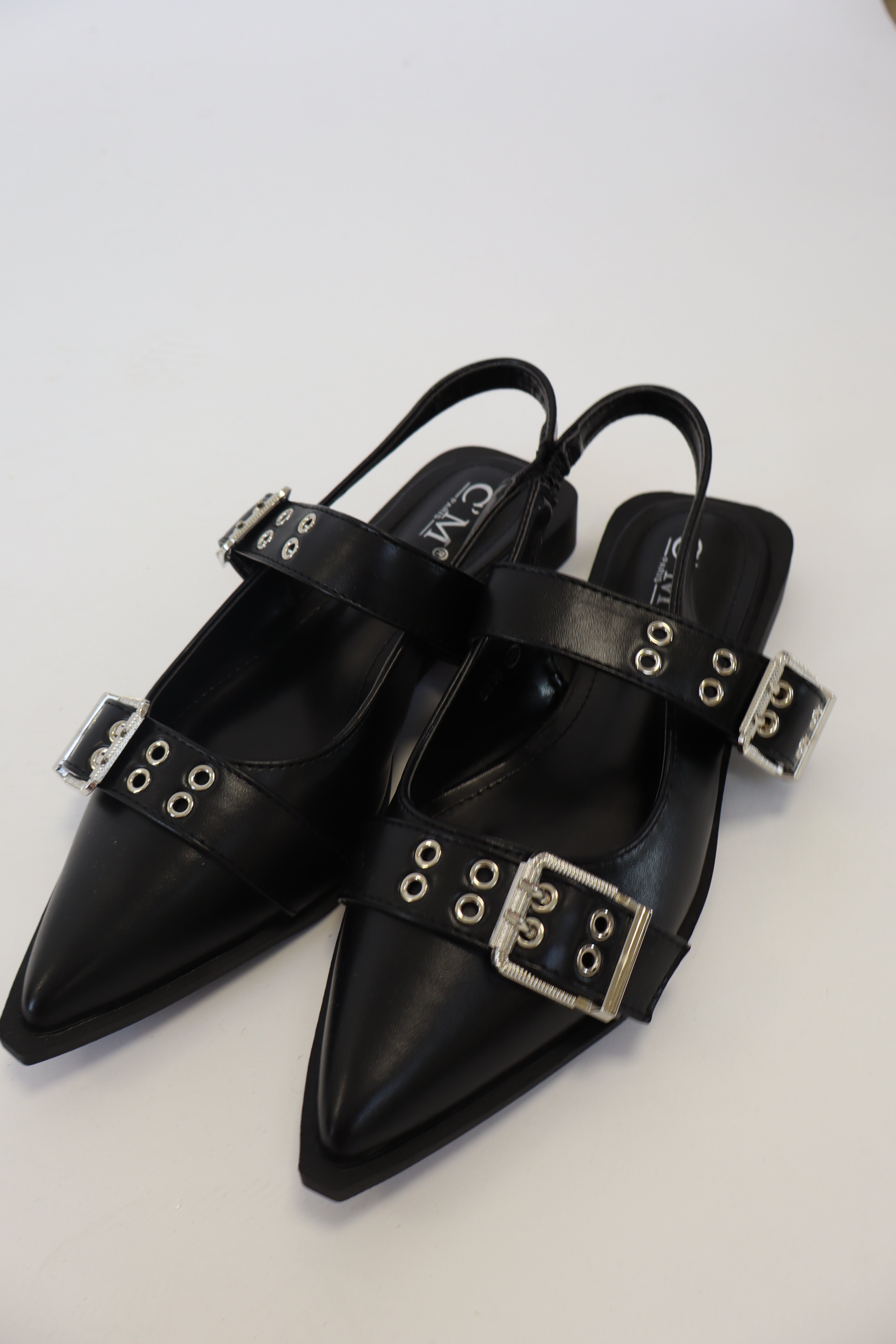 Maddy Slingback Black