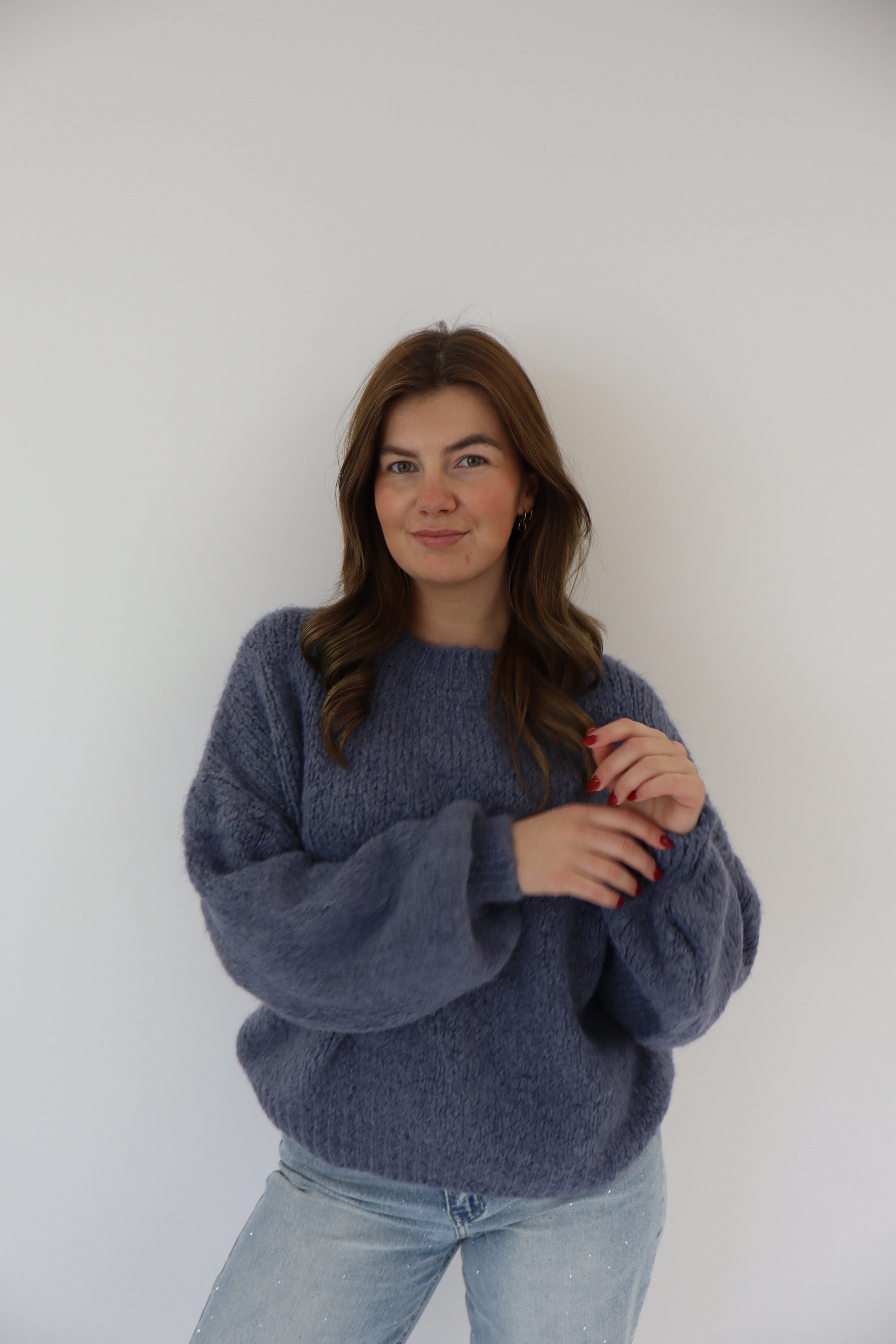 Mae Sweater Denim Blue