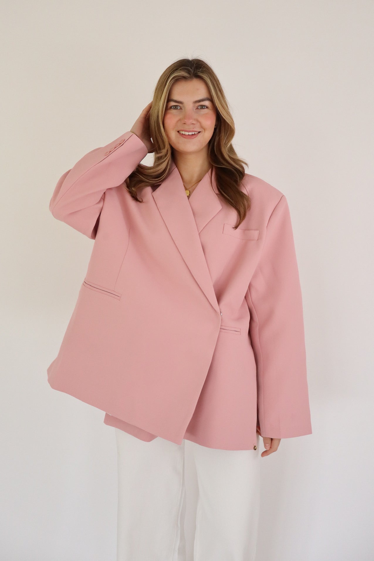 BOXY BLAZER PINK