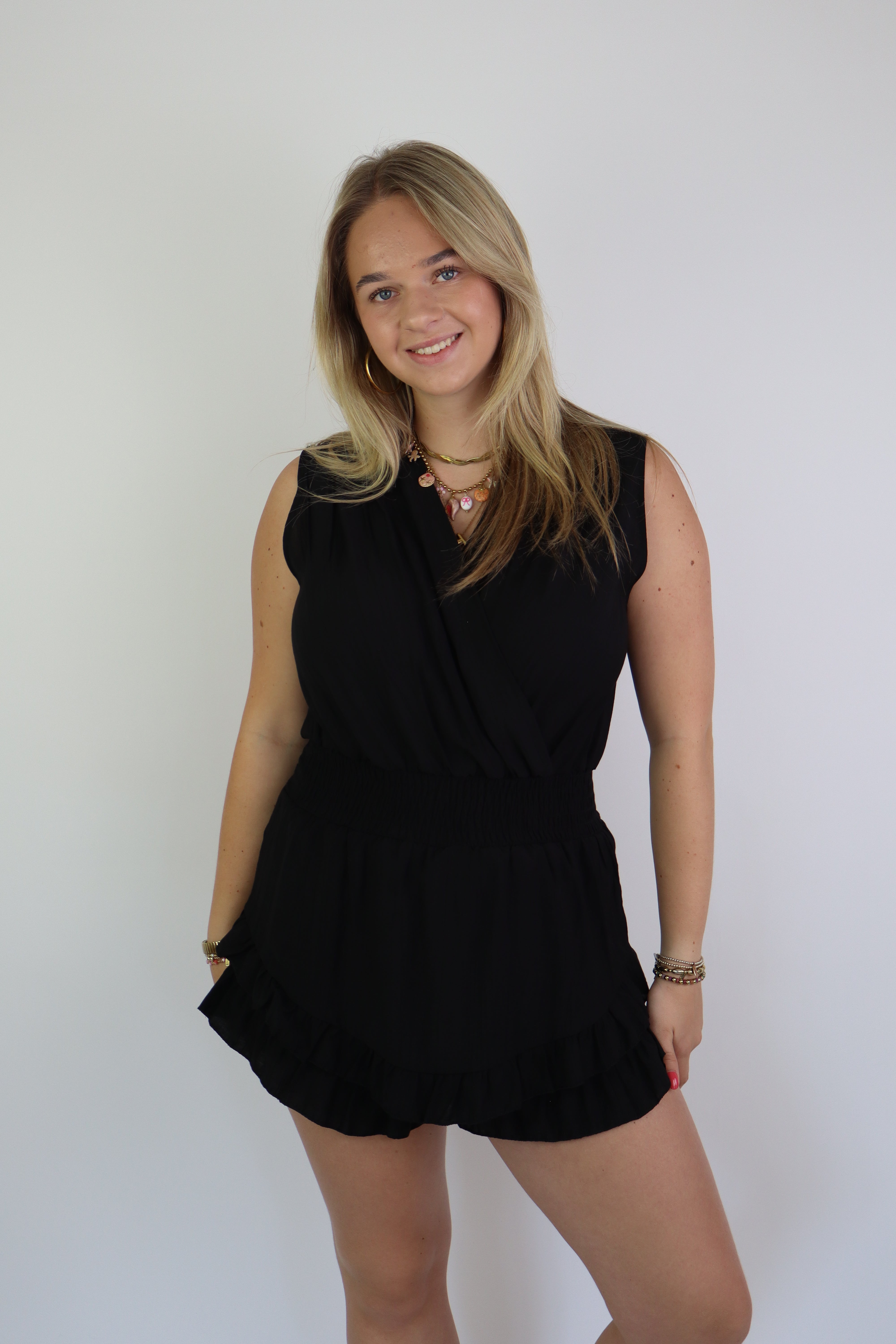 Indra Playsuit Black