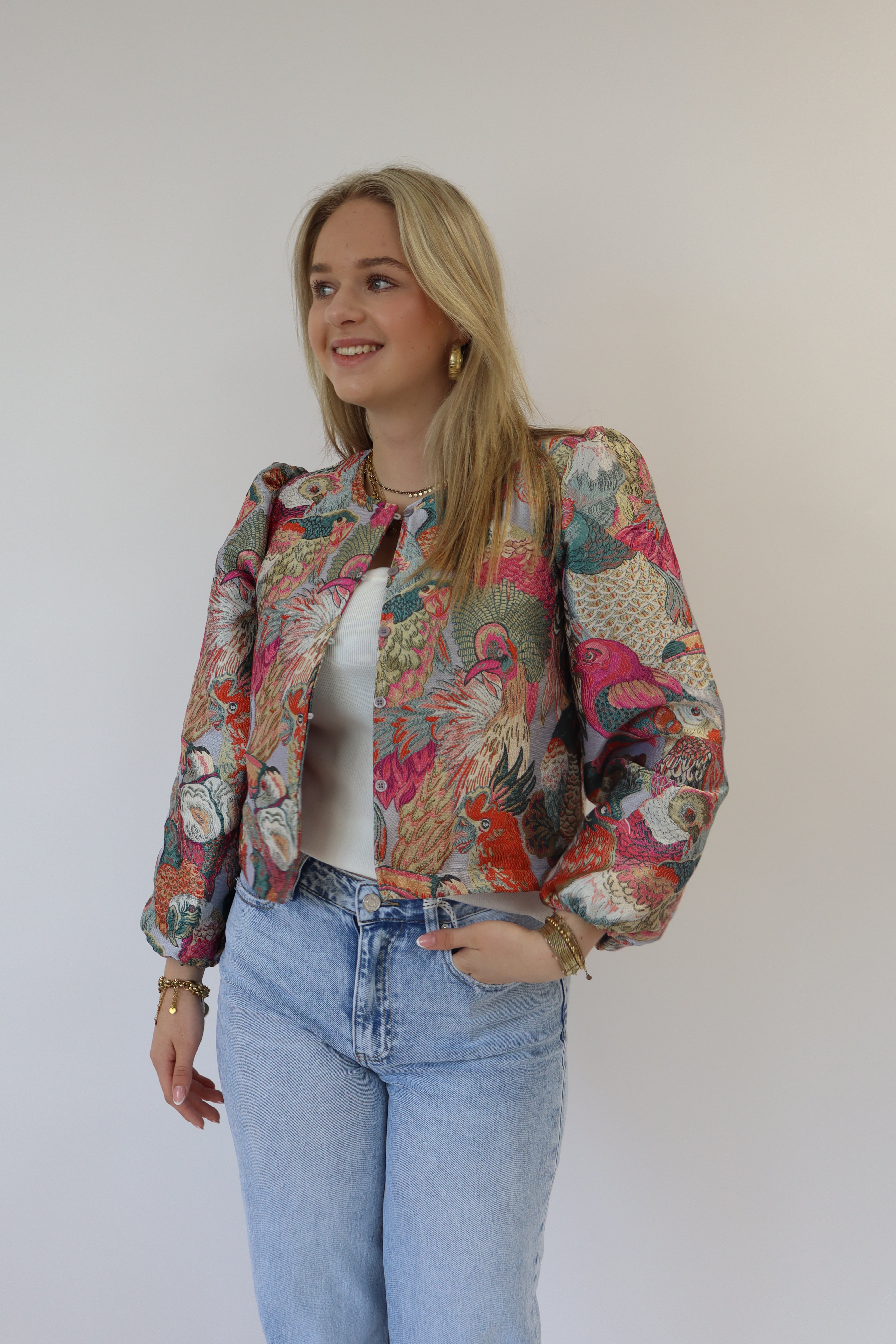Dana Top Vogel Print