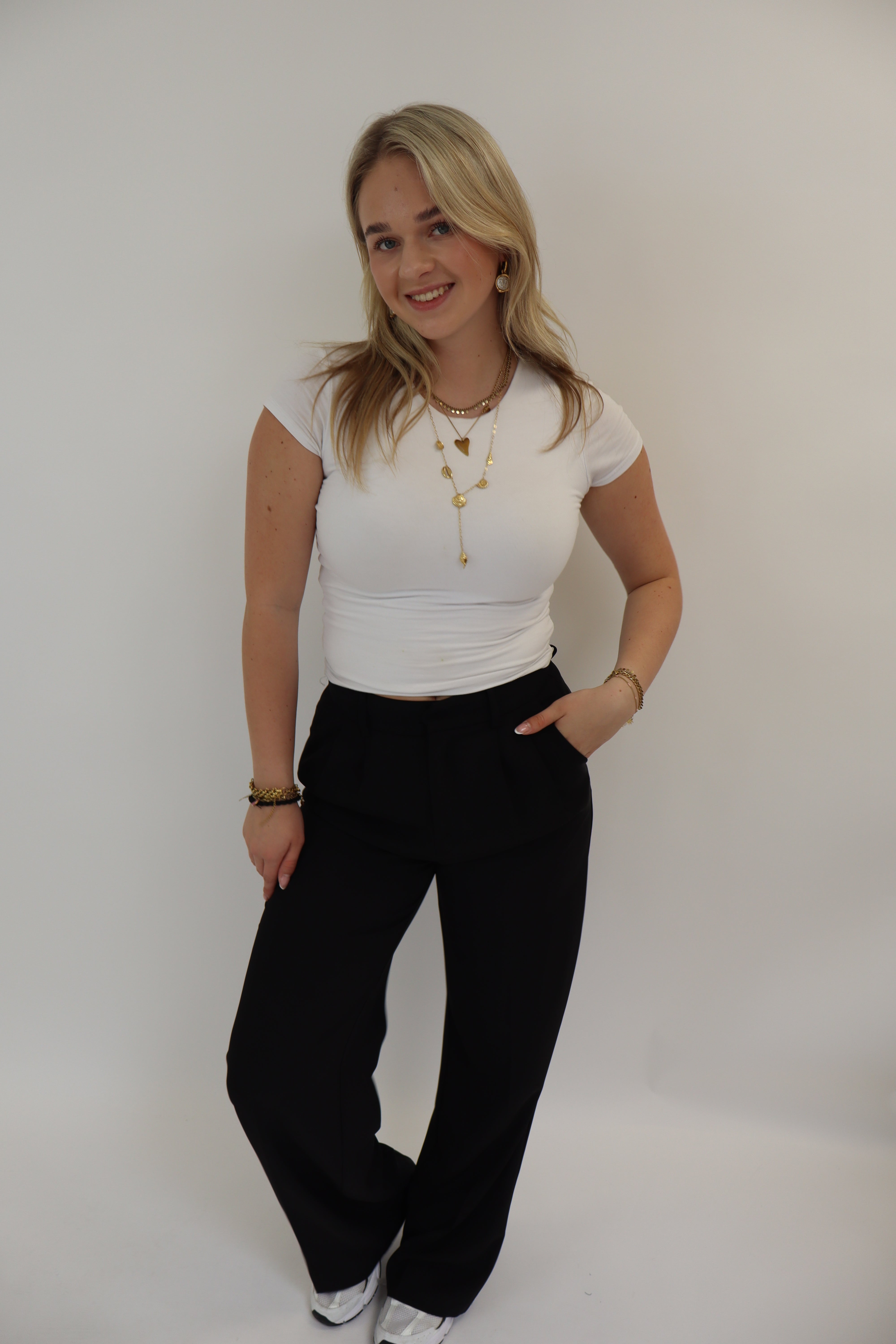 Yvette Pantalon Zwart