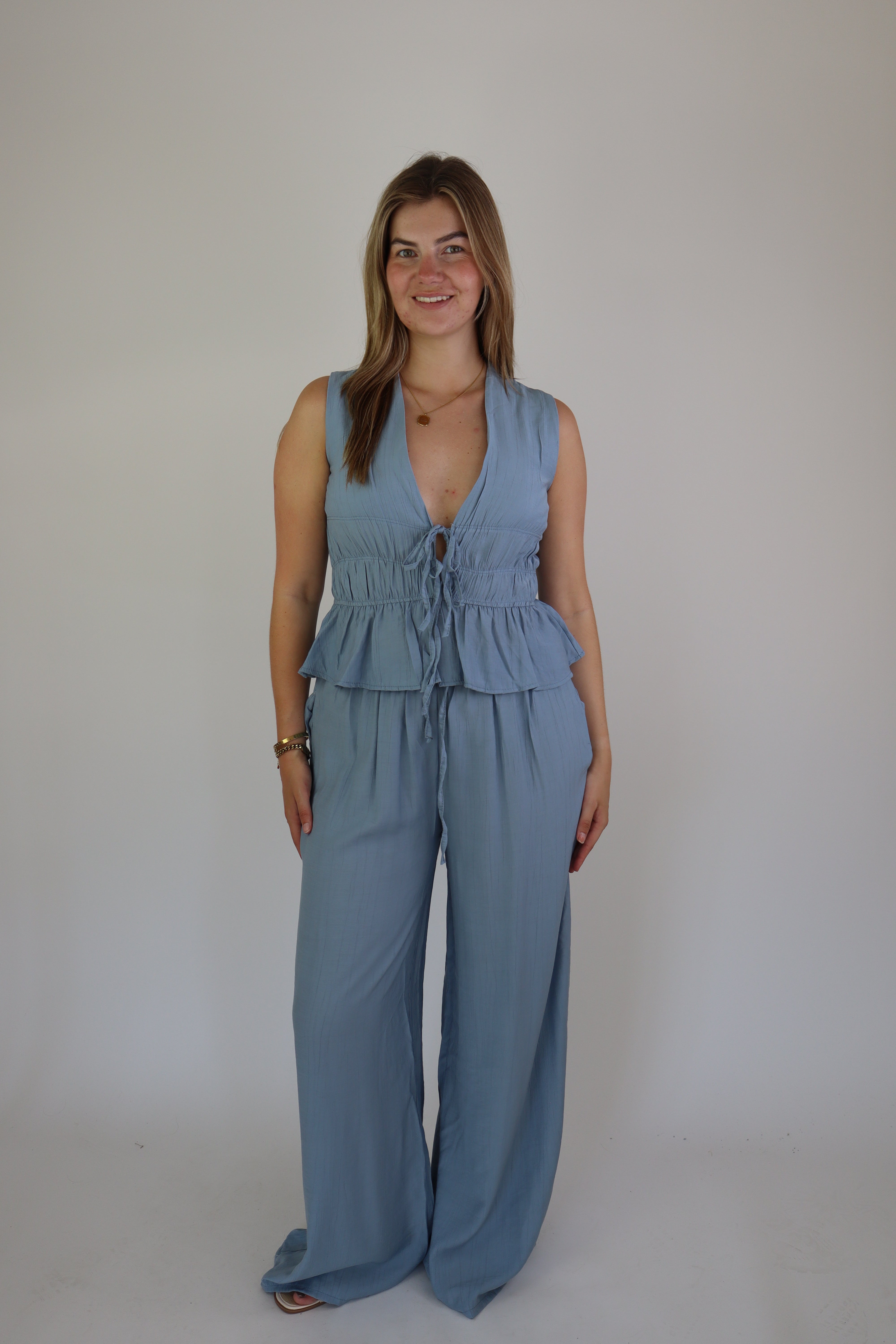 Vera Two Piece Set Blue