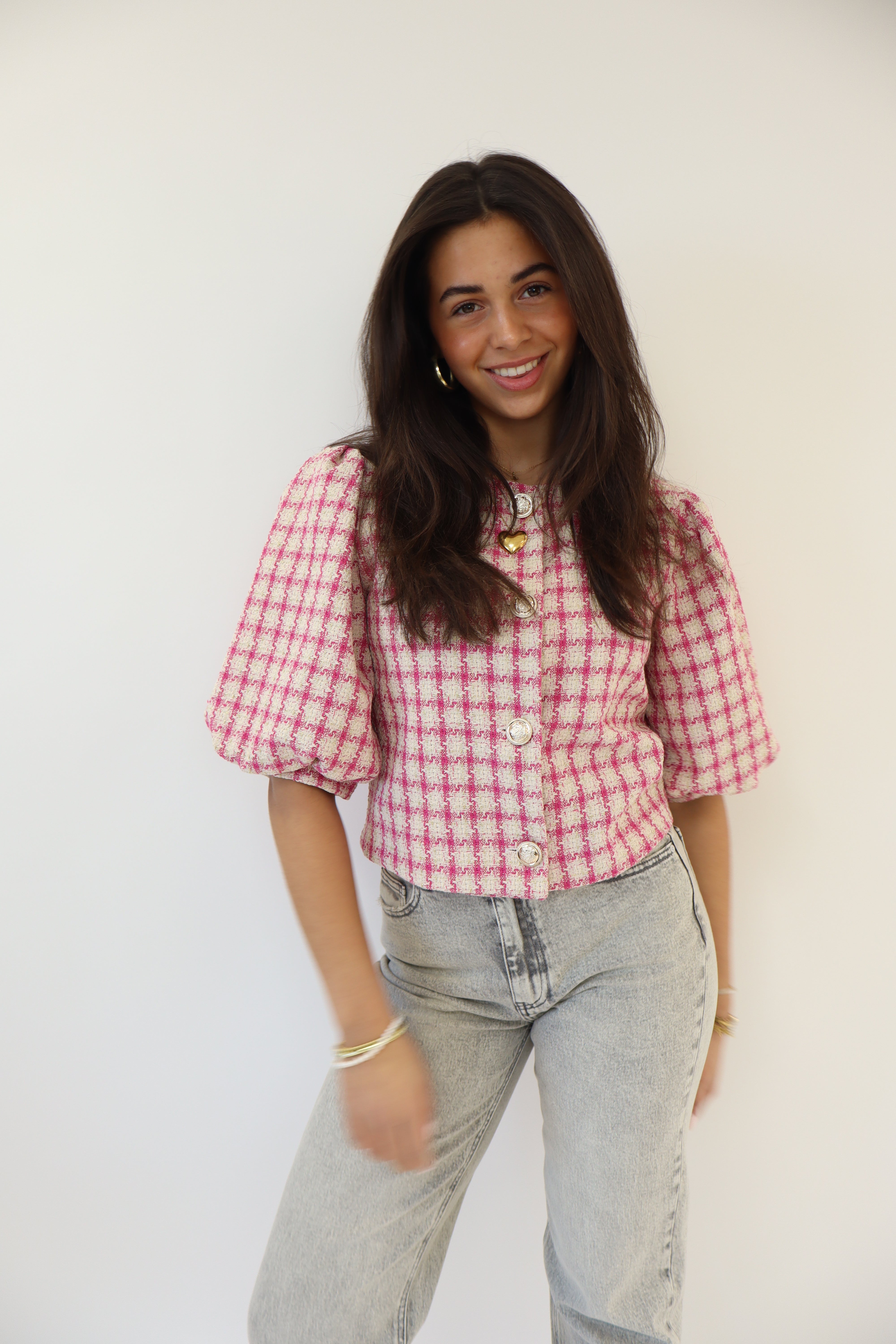 Meghan Tweed Top Pink