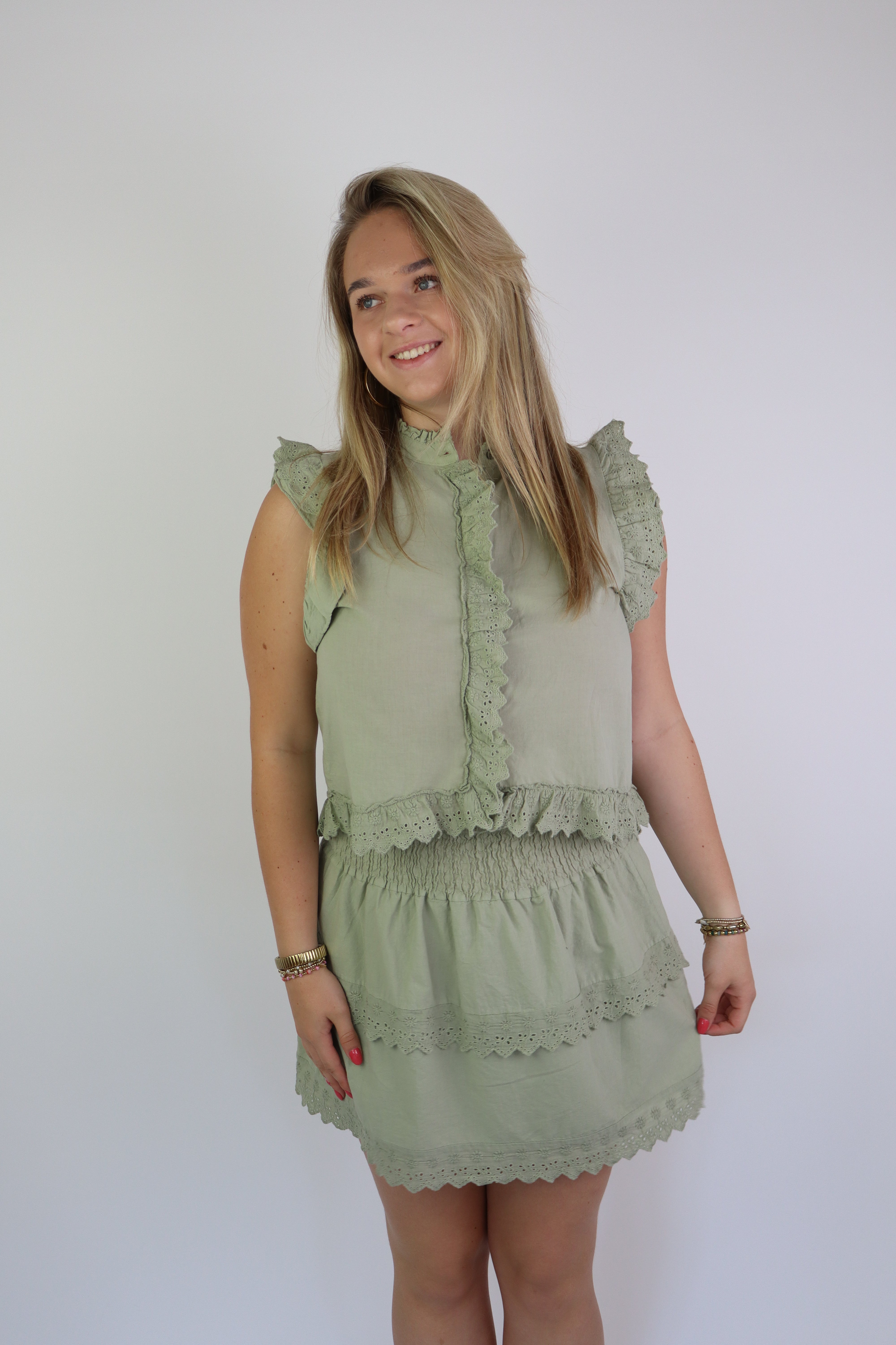 Lena Two Piece Set Green