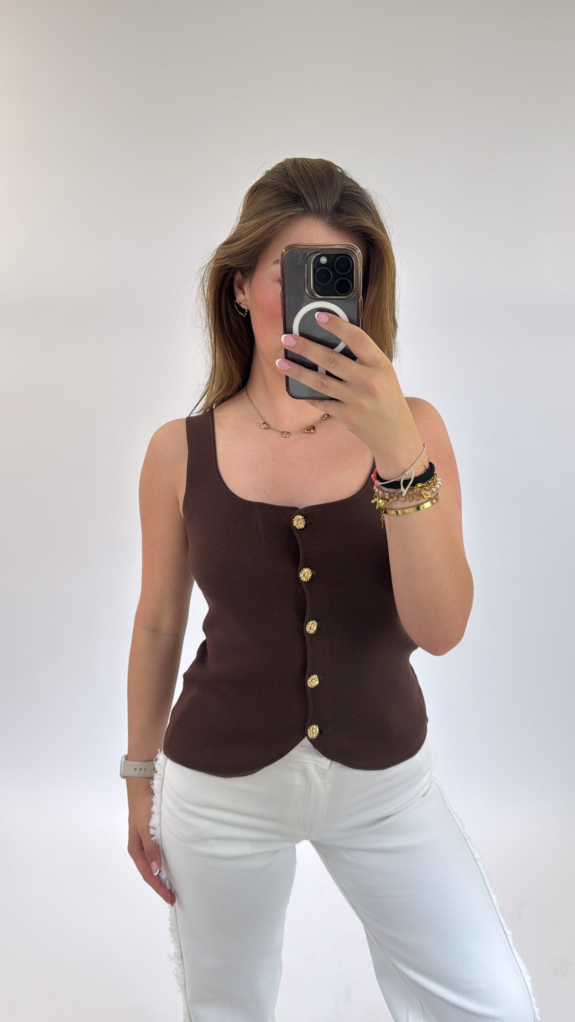 Gina Top Brown