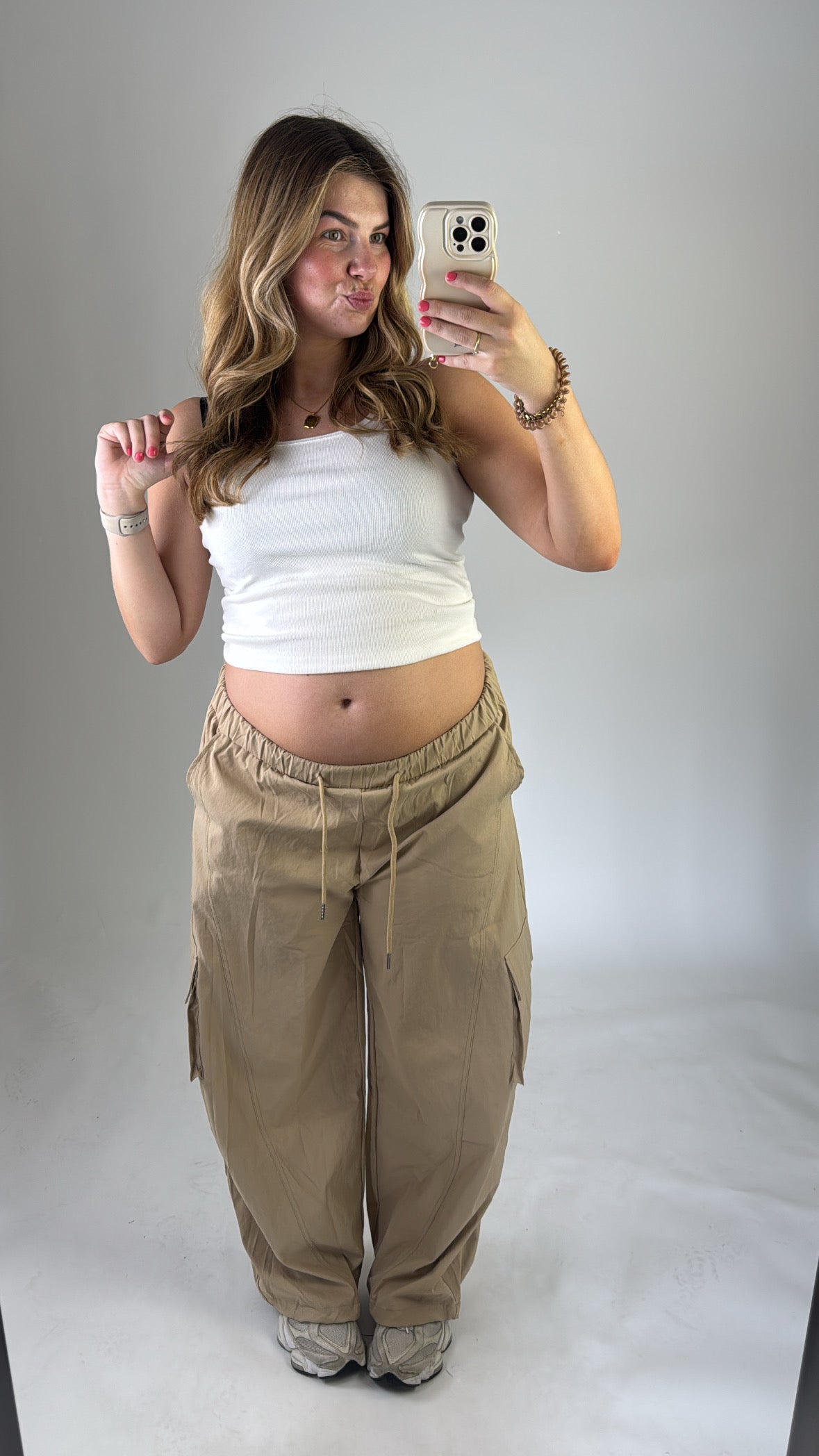 Marit Cargo Pants Taupe