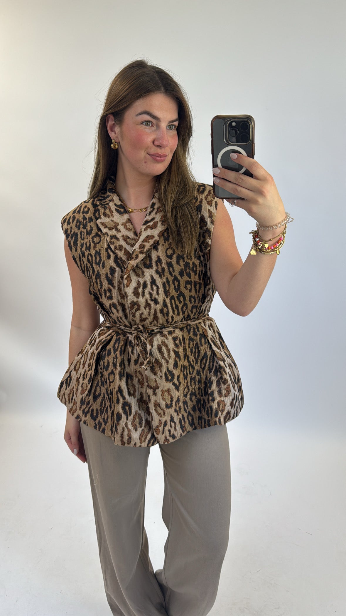 Ambika Leopard Gilet