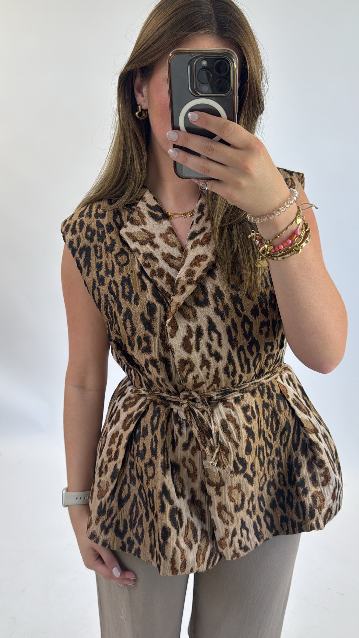 Ambika Leopard Gilet