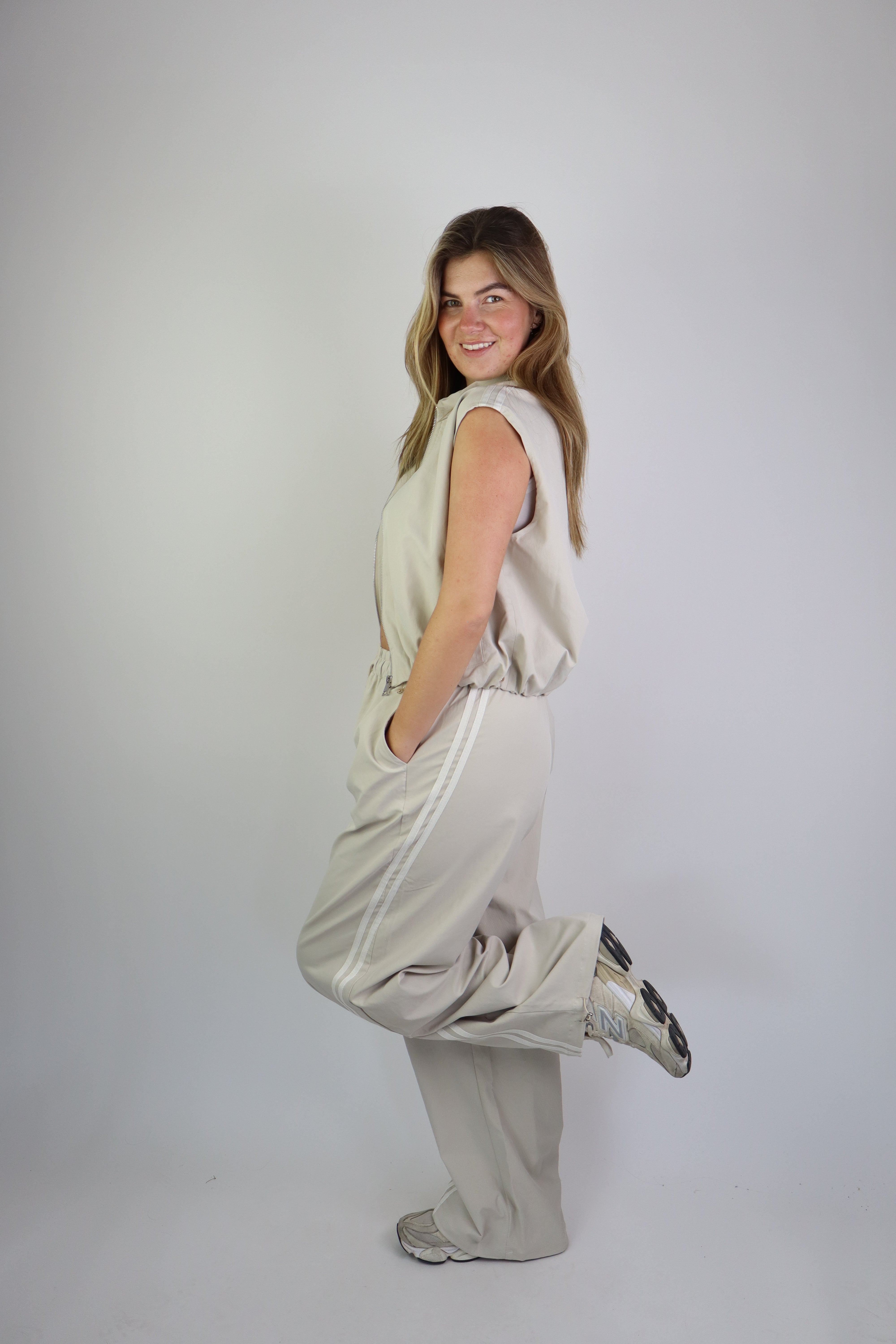 Ambika Alouette Striped Pants Creme