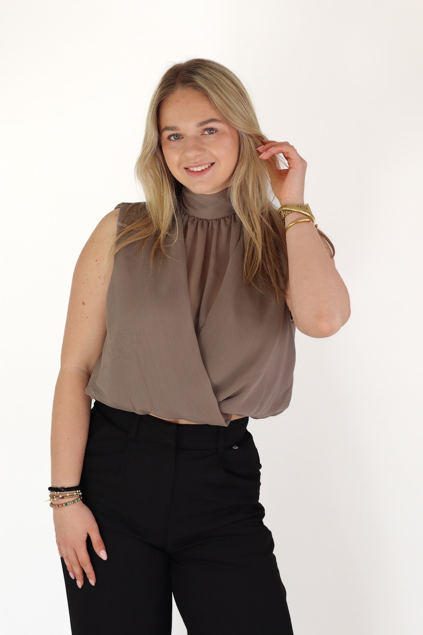Florina Top Taupe