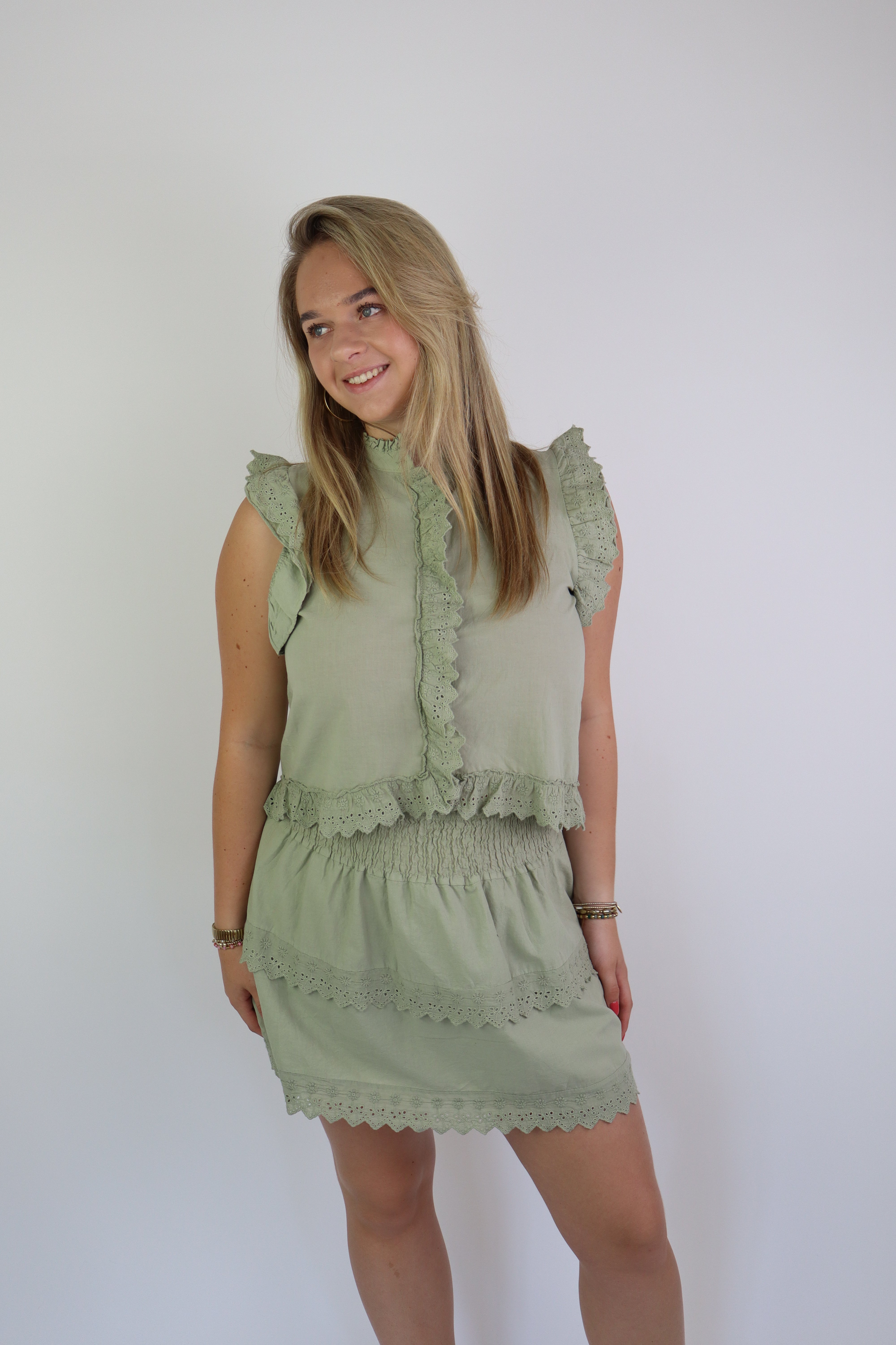 Lena Two Piece Set Green
