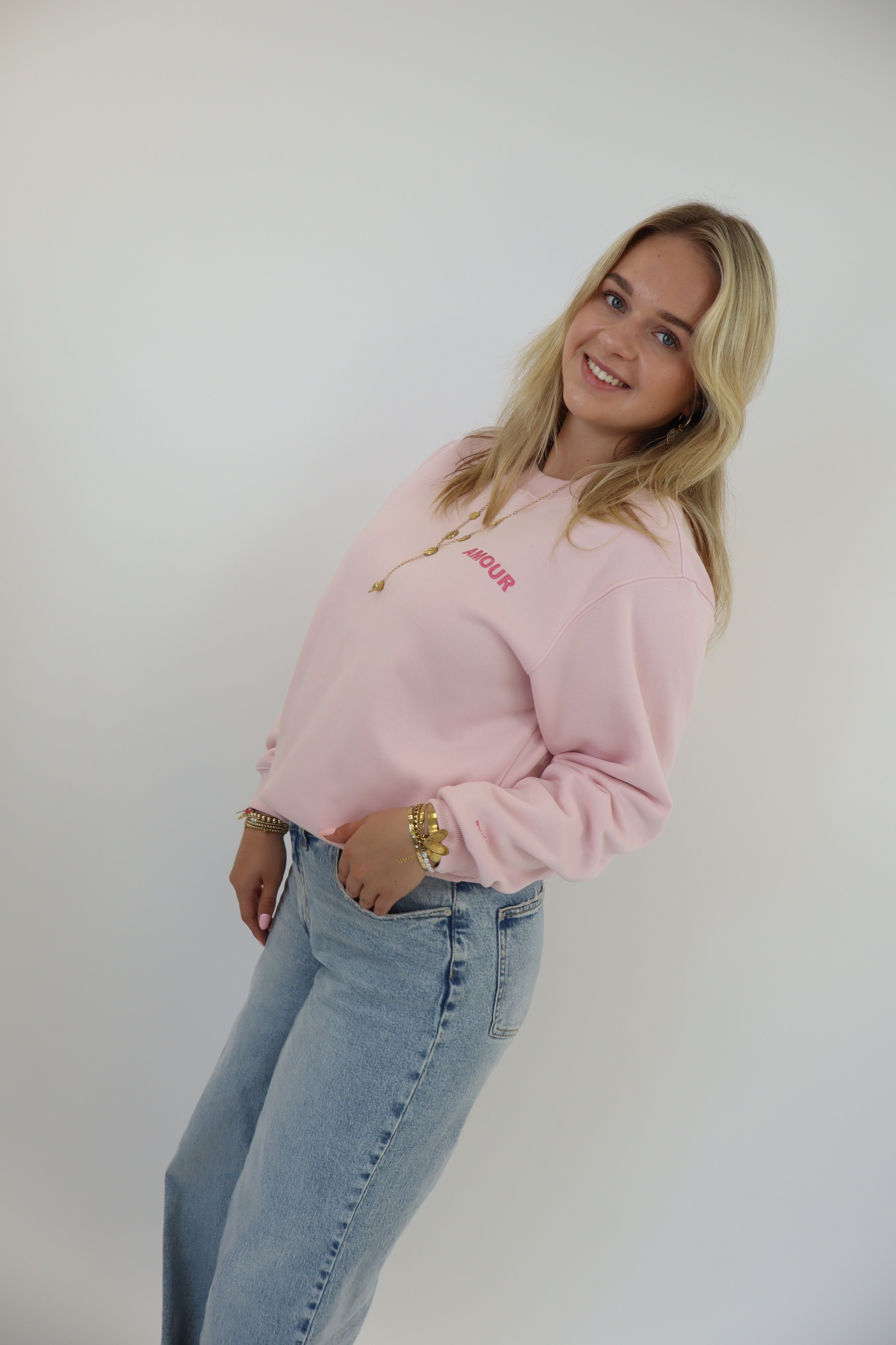 Amour Sweater - Roze